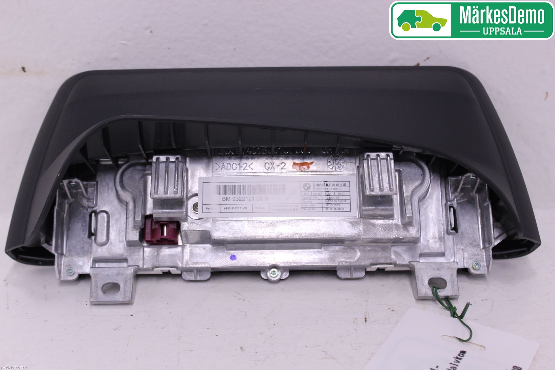 BMW 1 F20/F21 11-19 Bildskärm