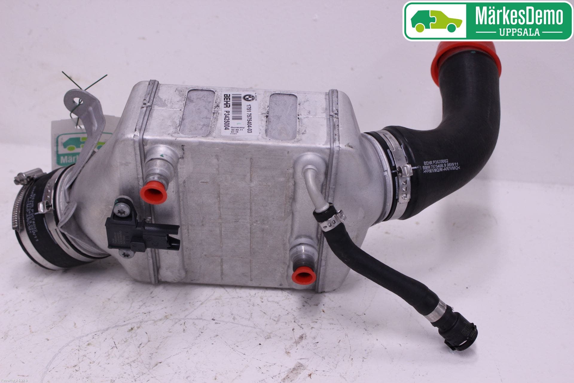 BMW 6 F12/F13 10-18 Laddluft-Intercooler Kyl