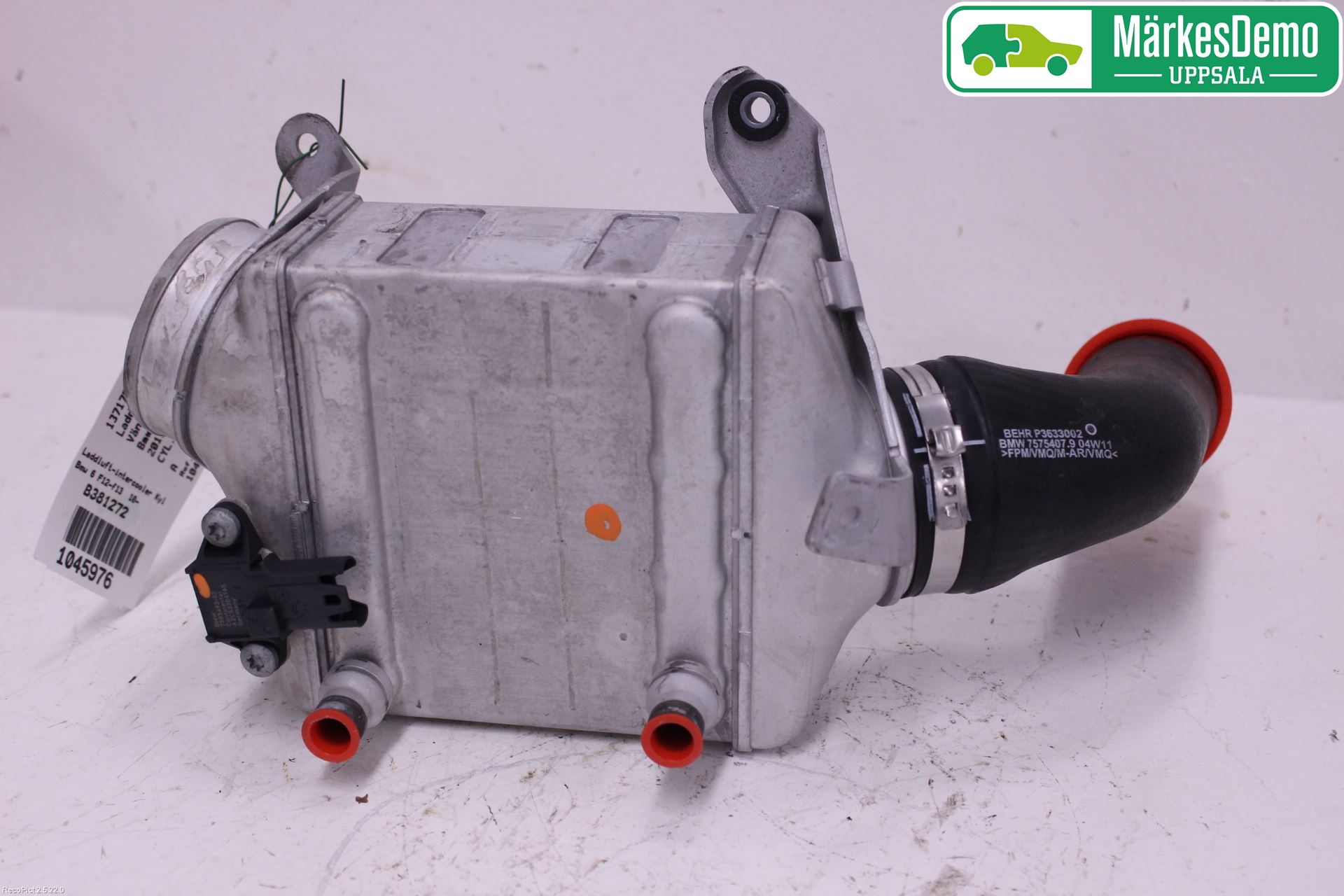 BMW 6 F12/F13 10-18 Laddluft-Intercooler Kyl