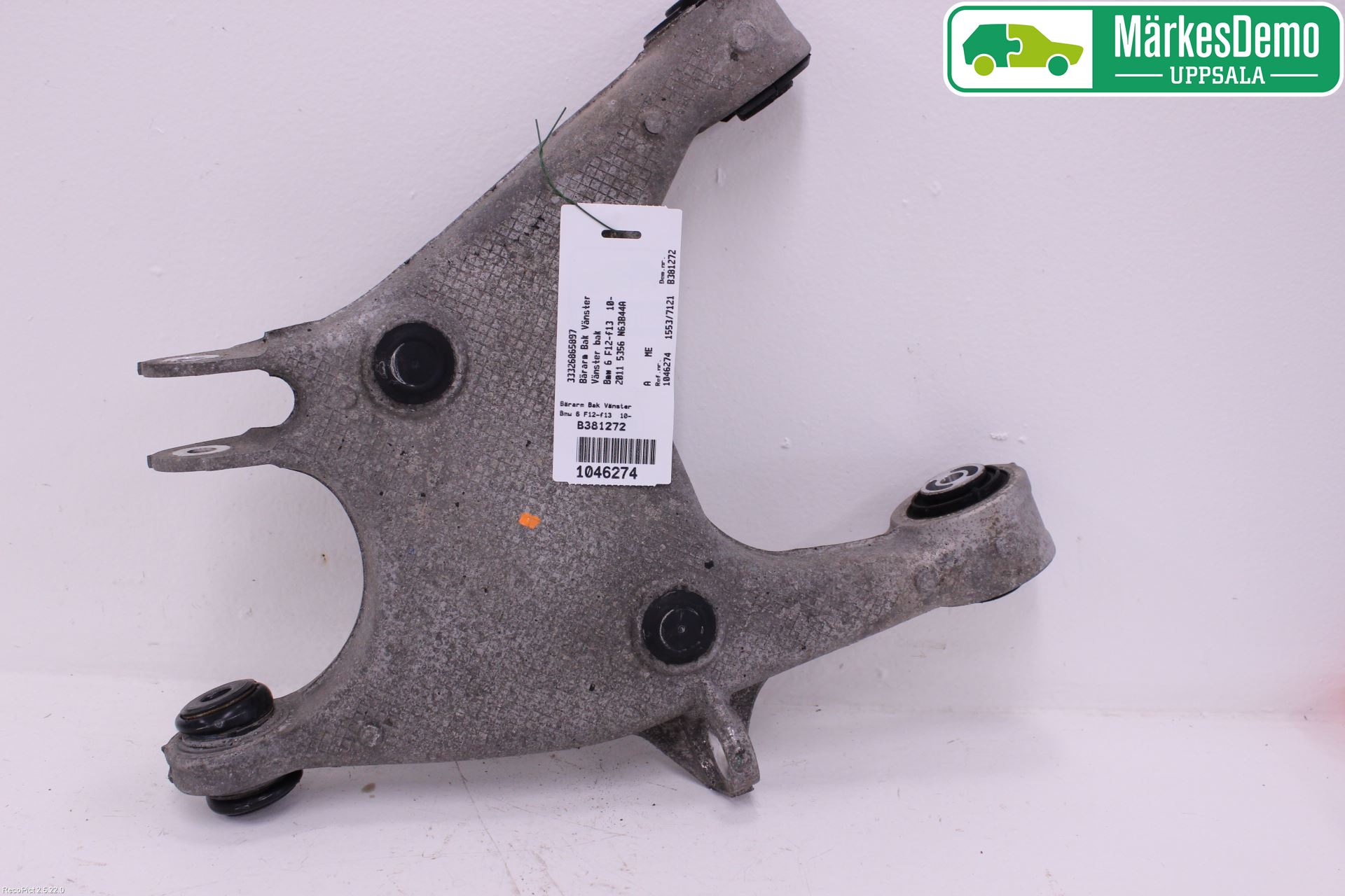 BMW 6 F12/F13 10-18 Bärarm Bak Vänster