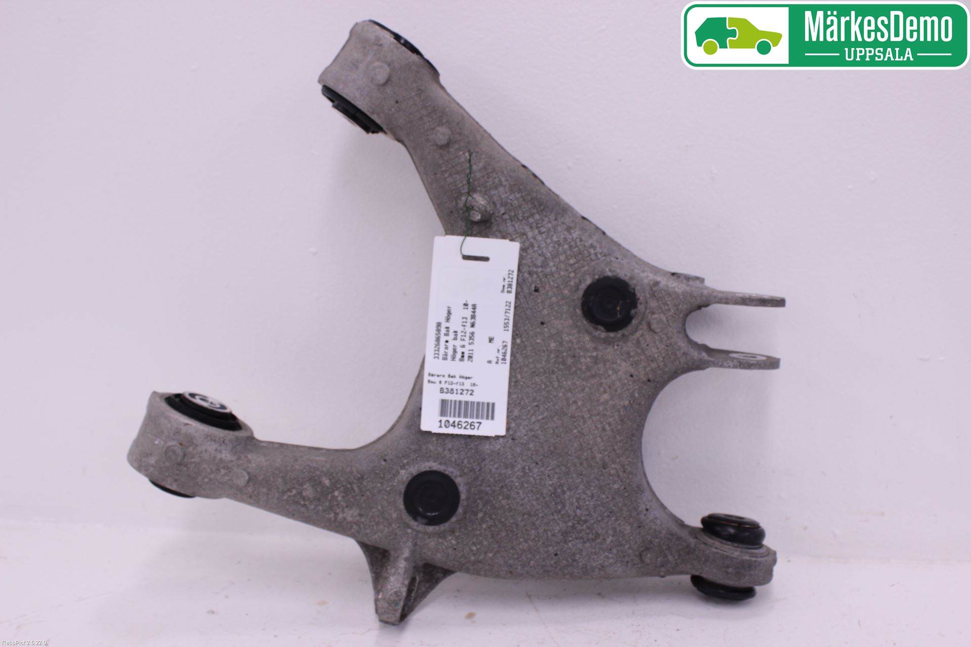 BMW 6 F12/F13 10-18 Bärarm Bak Höger
