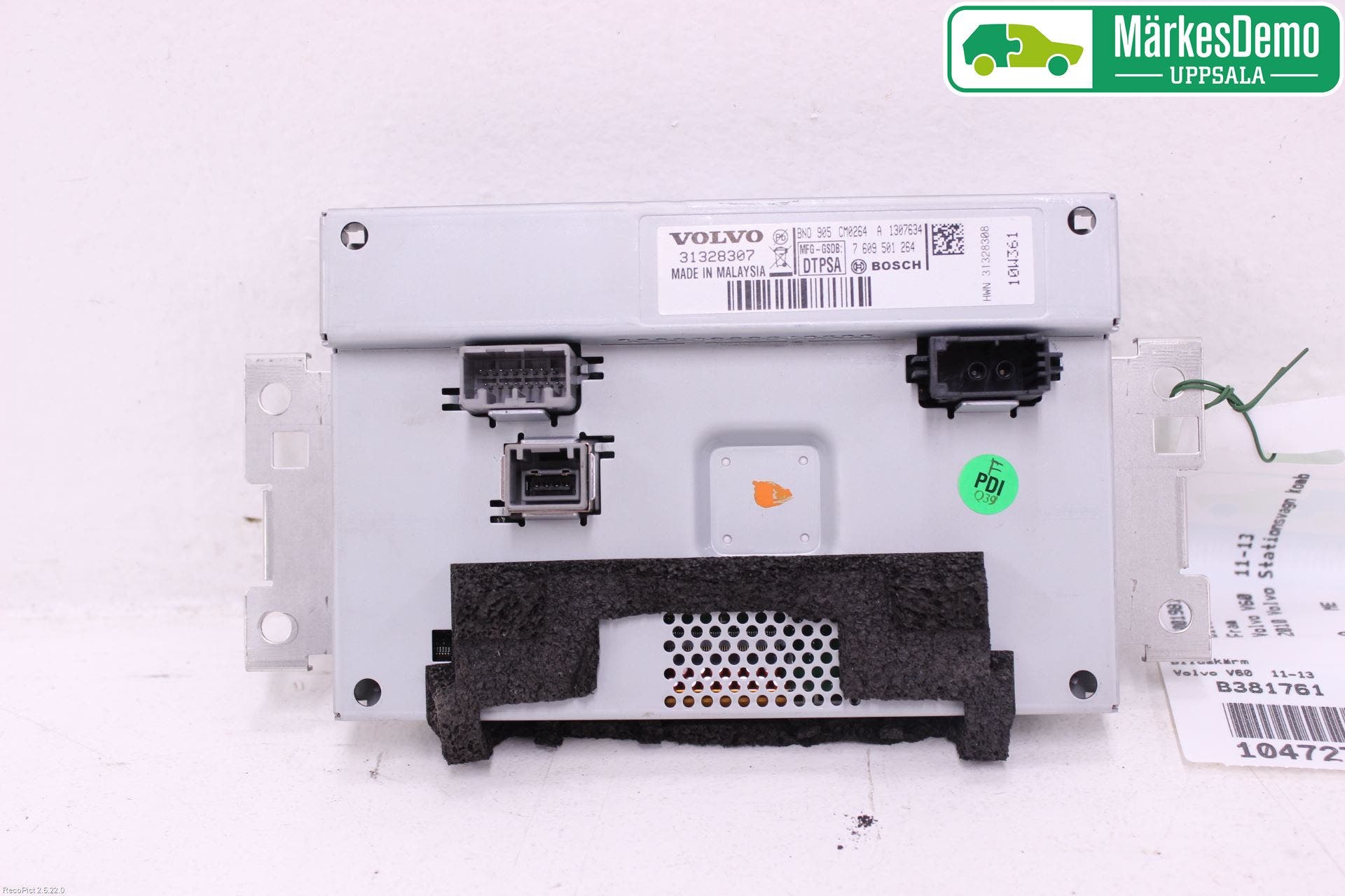 Volvo V60 11-13 Bildskärm