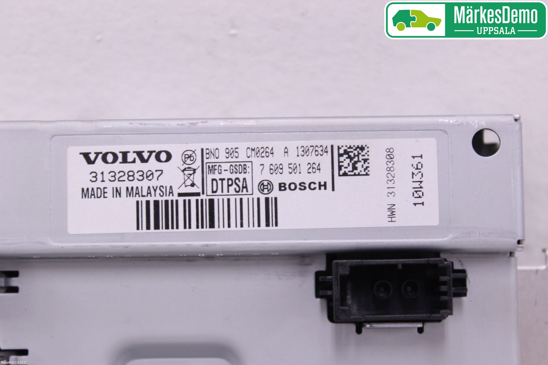 Volvo V60 11-13 Bildskärm