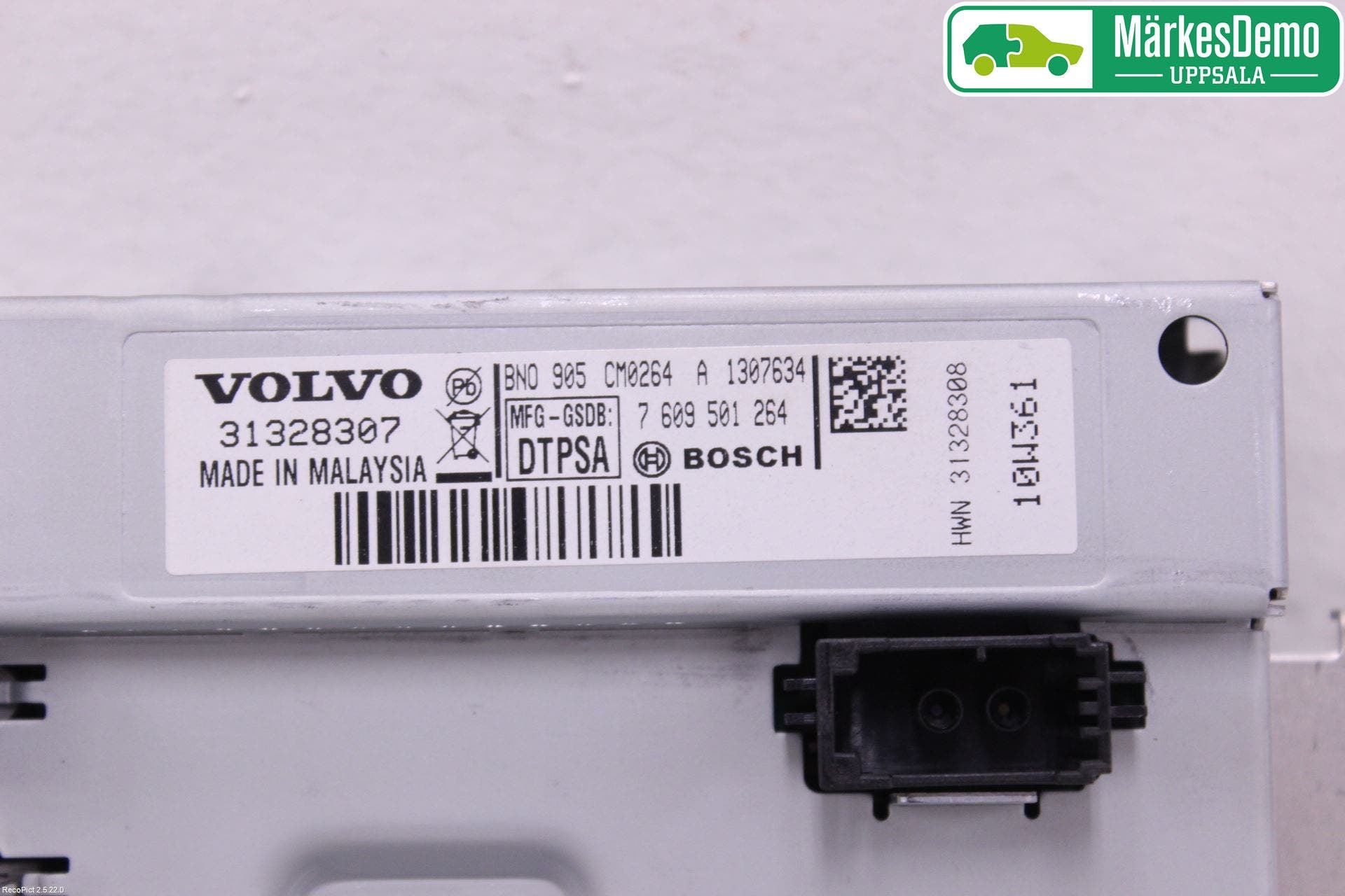 Volvo V60 11-13 Bildskärm