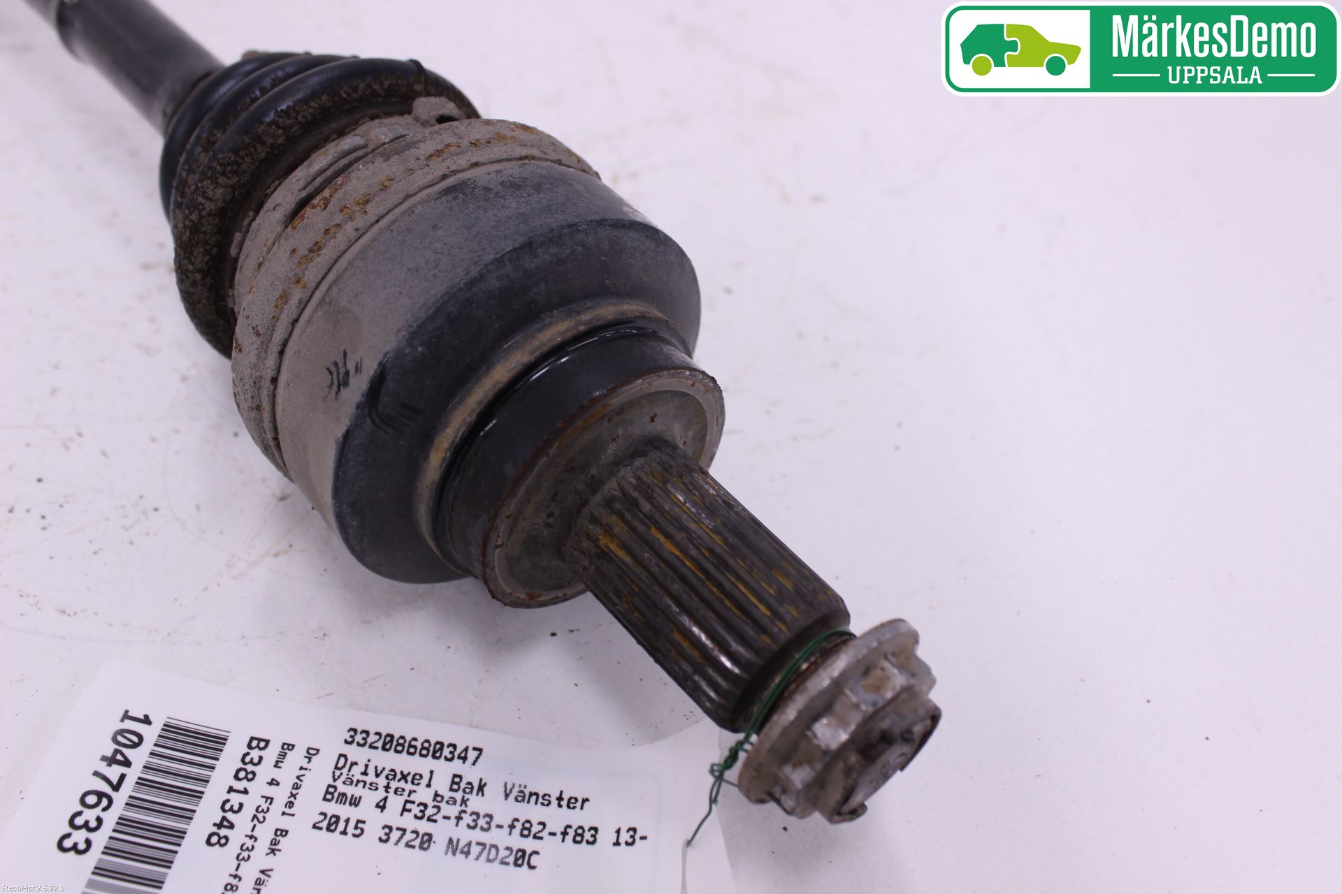 BMW 4 F36 Gran Coupé 14-20 Drivaxel Bak Vänster
