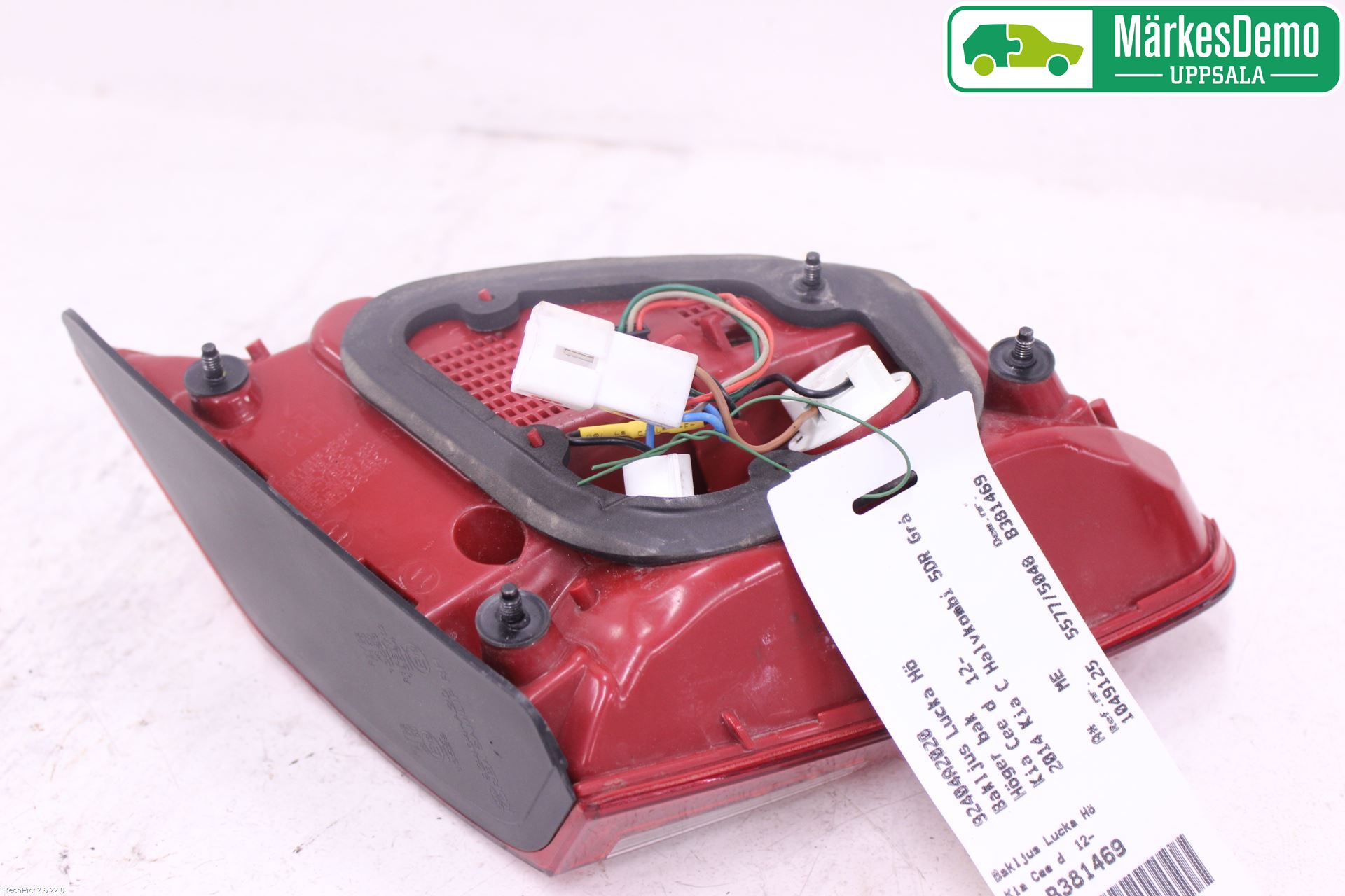 Kia CEED 12-18 Bakljus Lucka Hö