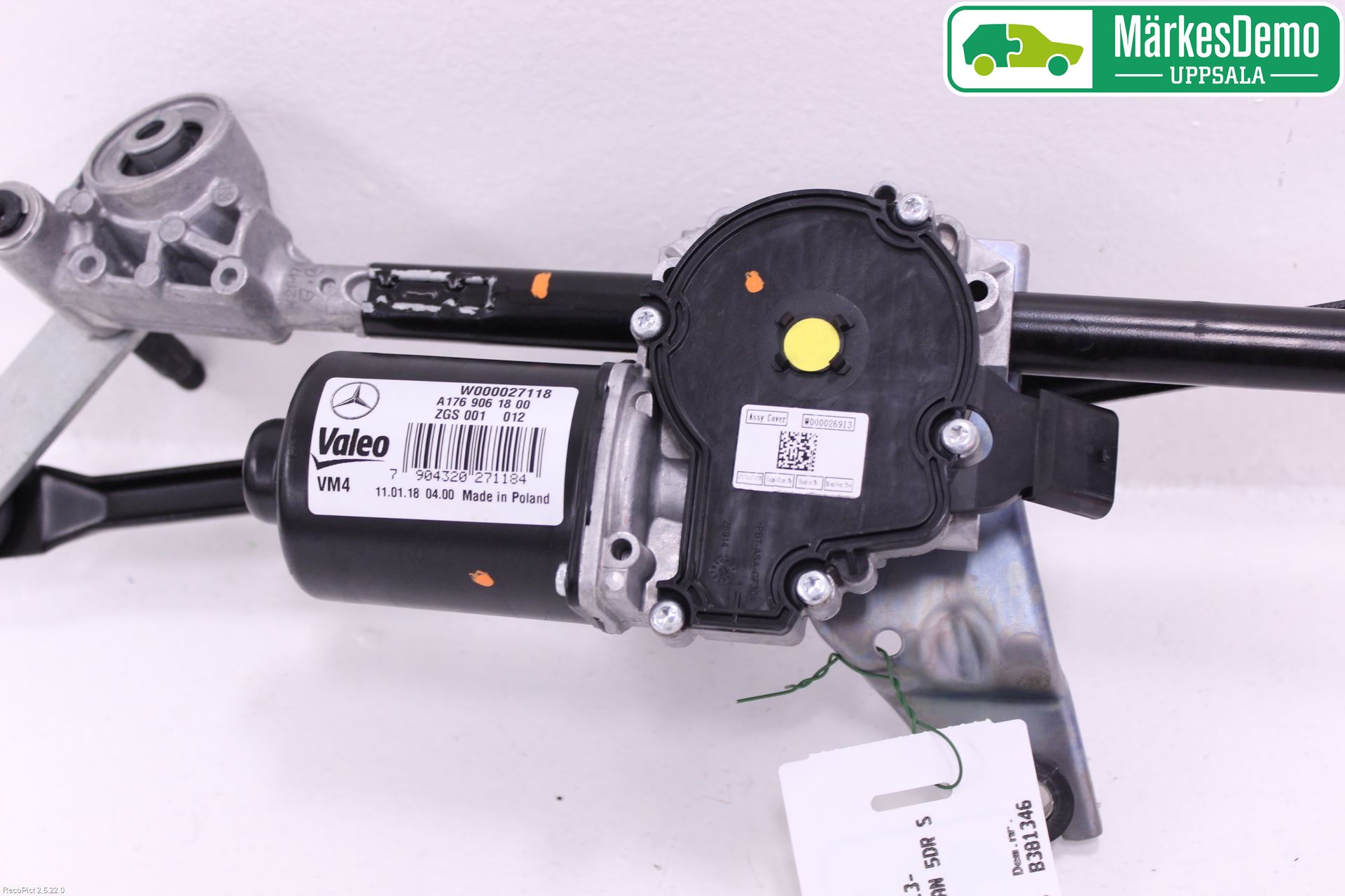 Mercedes-Benz MB A-KLASS (W176) 13-18 Torkarmotor Vindruta