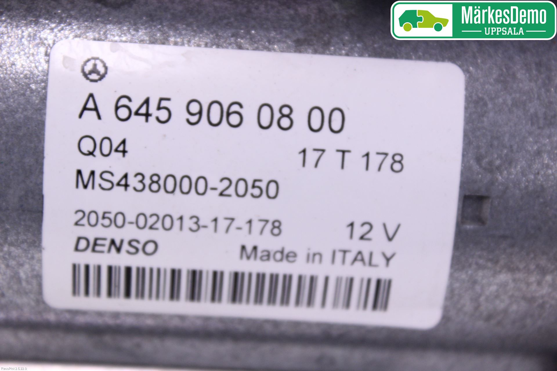 Mercedes-Benz MB A-KLASS (W176) 13-18 Startmotor