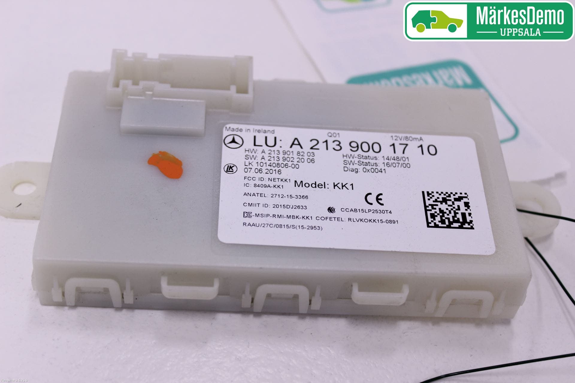 Mercedes-Benz MB E-KLASS (W213) 16-23 Styrenhet Nyckellöst System