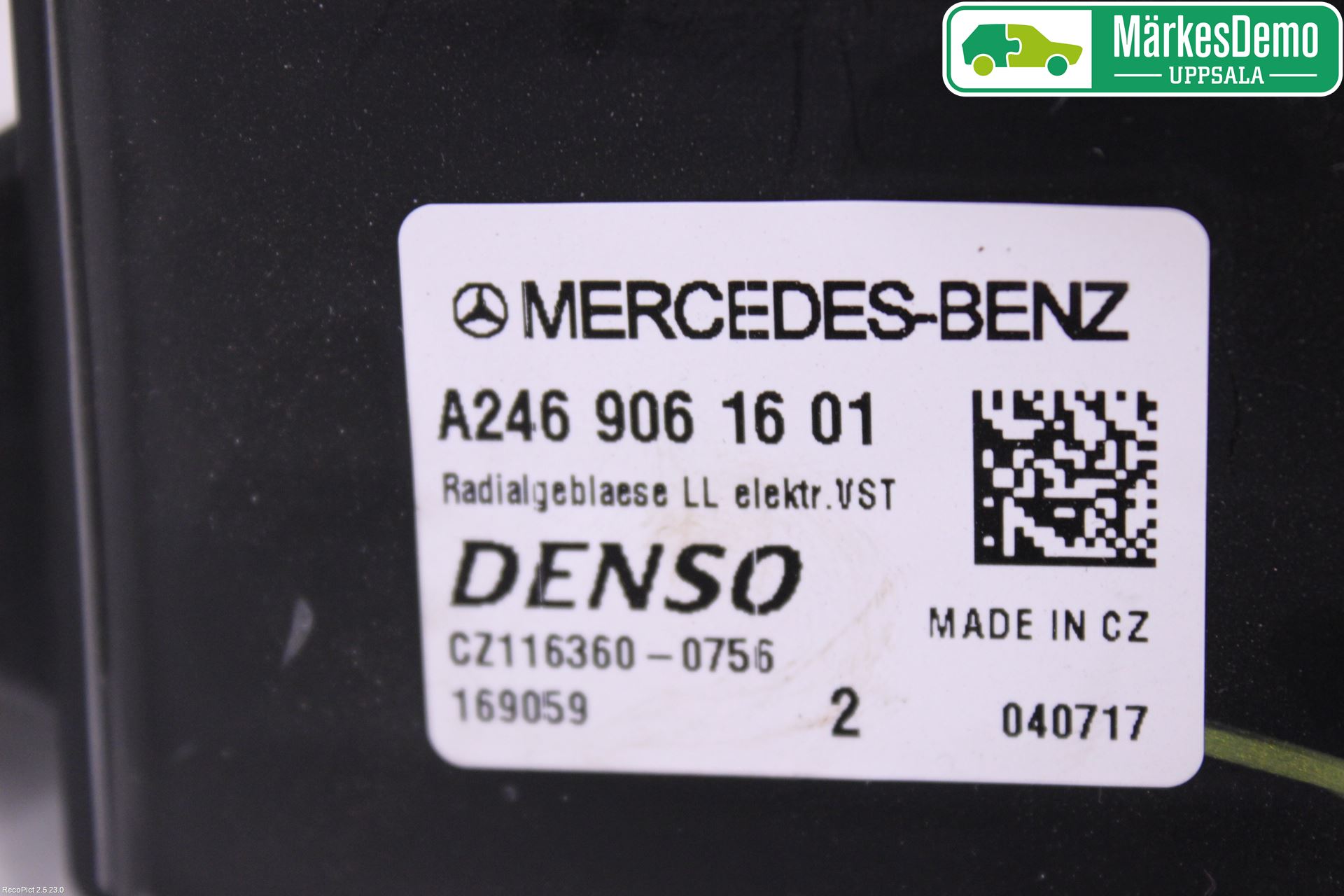 Mercedes-Benz MB A-KLASS (W176) 13-18 Värmefläkt