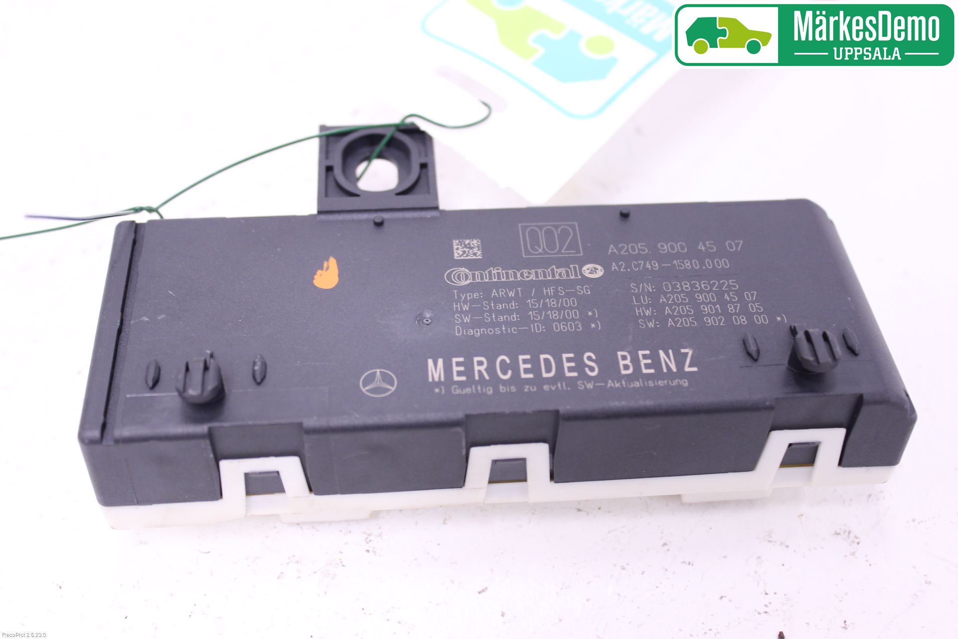 Mercedes-Benz MB GLC-KLASS (X253/C253) 15-22 Styrenhet Baklucka