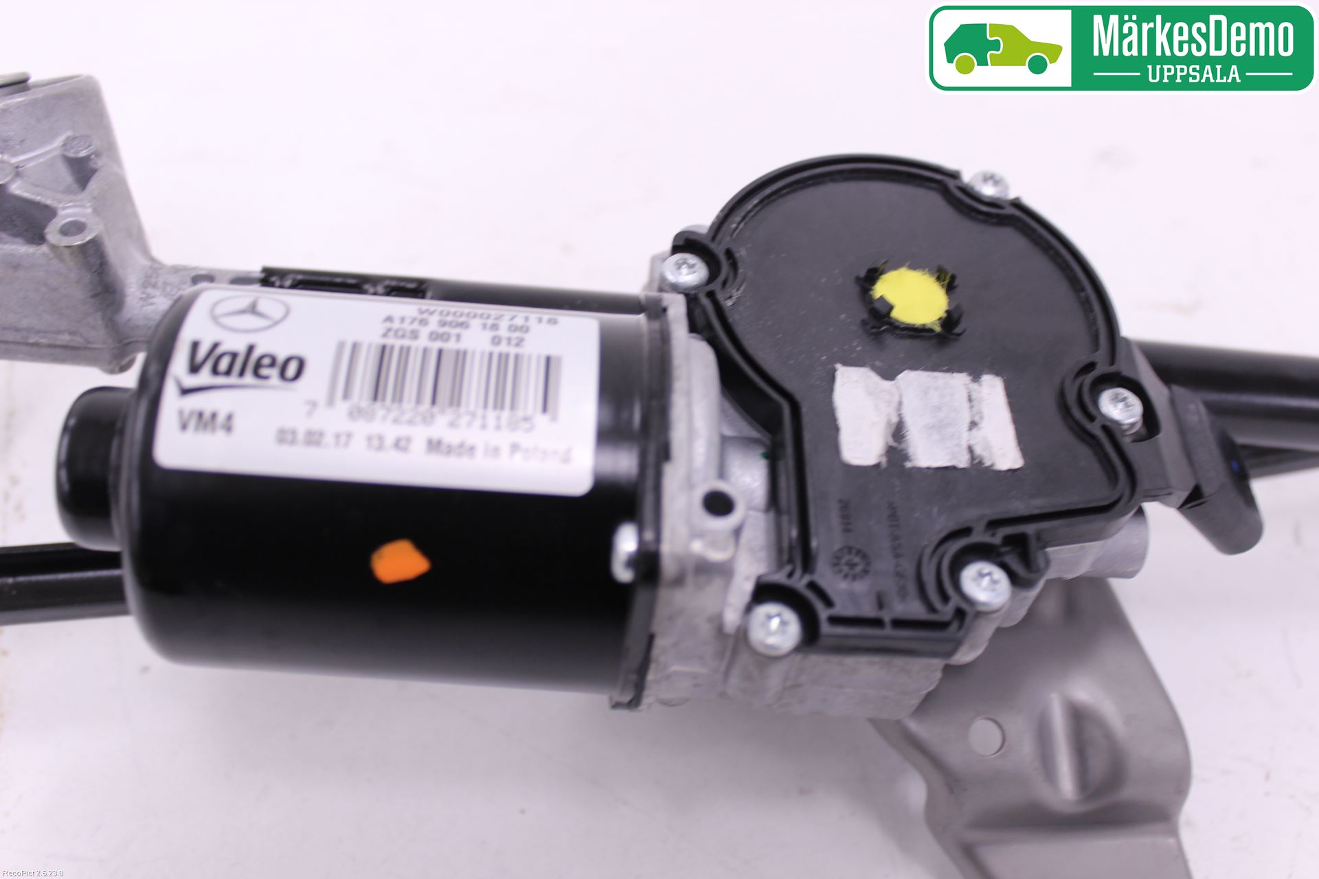 Mercedes-Benz MB CLA-KLASS (C117/X117) 13-19 Torkarmotor Vindruta
