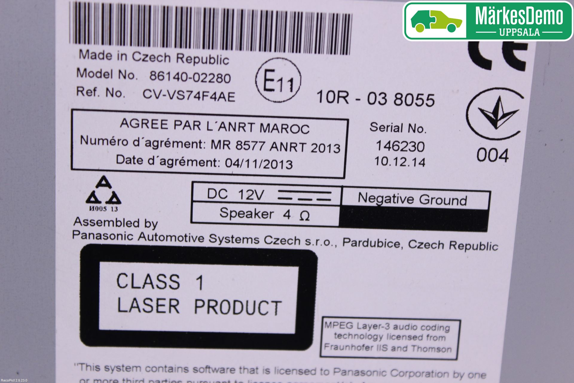 Toyota AURIS 13-19 Cd Radio - Multimediapanel