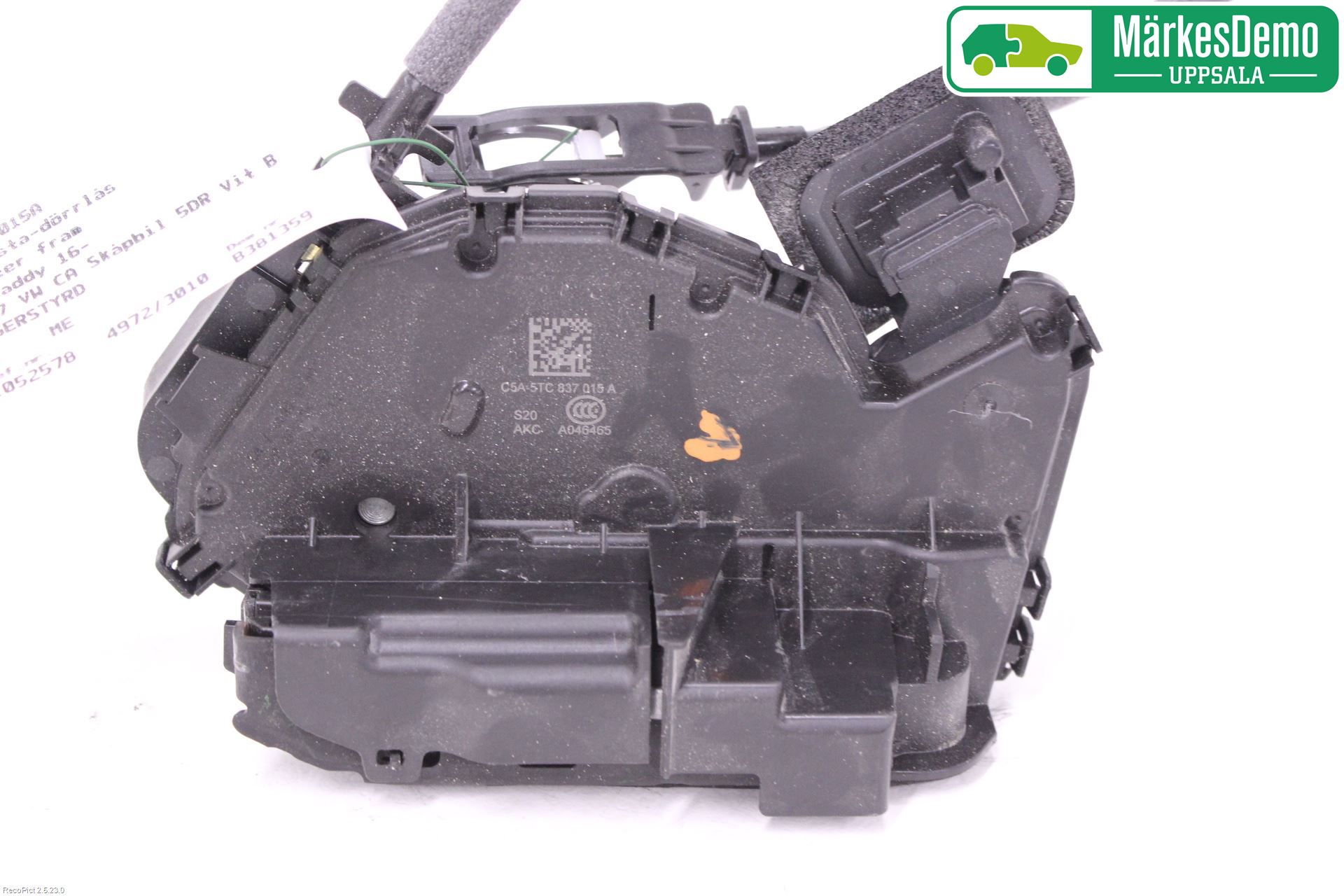 Volkswagen VW CADDY 16-20 Låskista-Dörrlås