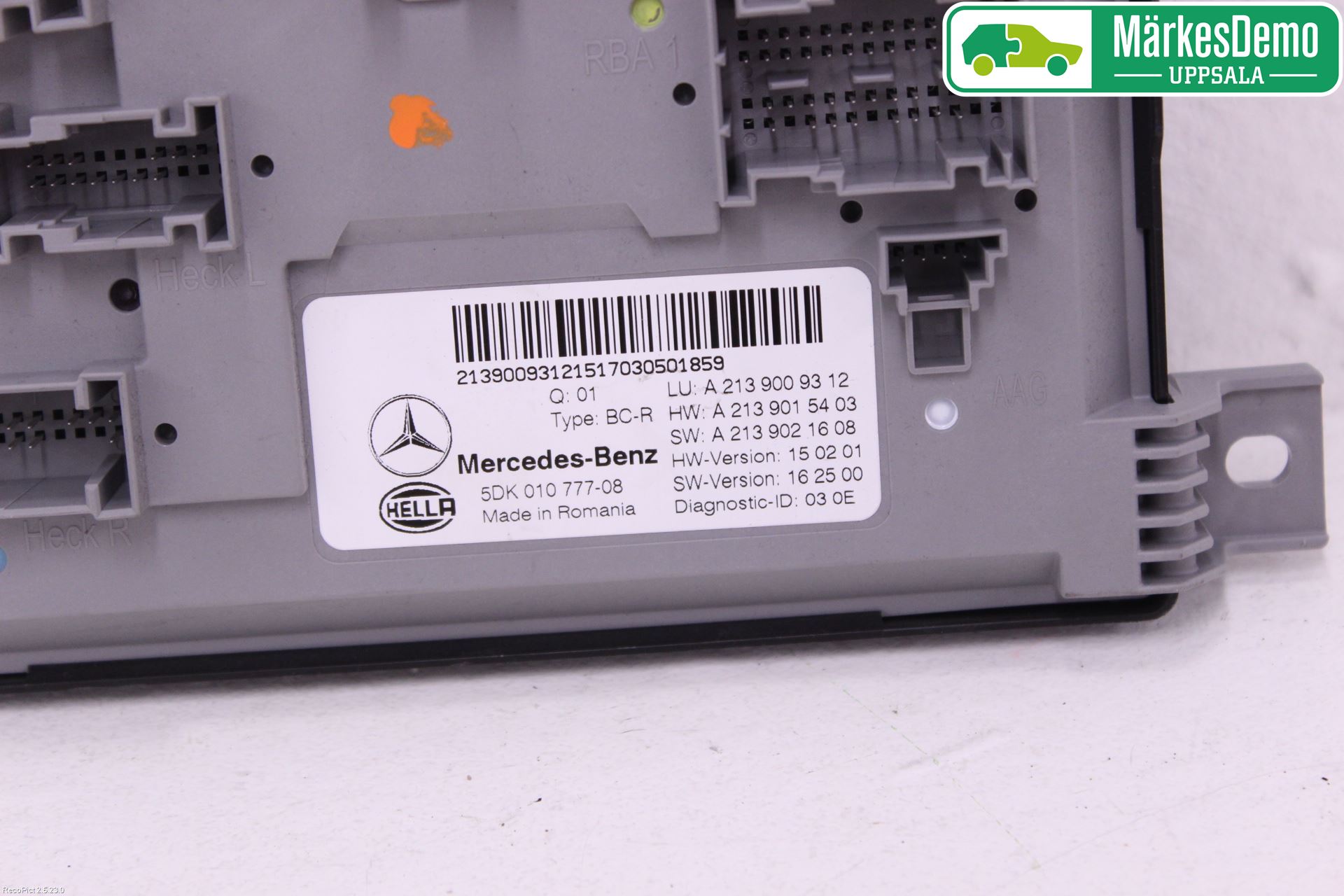 Mercedes-Benz MB E-KLASS (W213) 16-23 Styrenhet Övrigt
