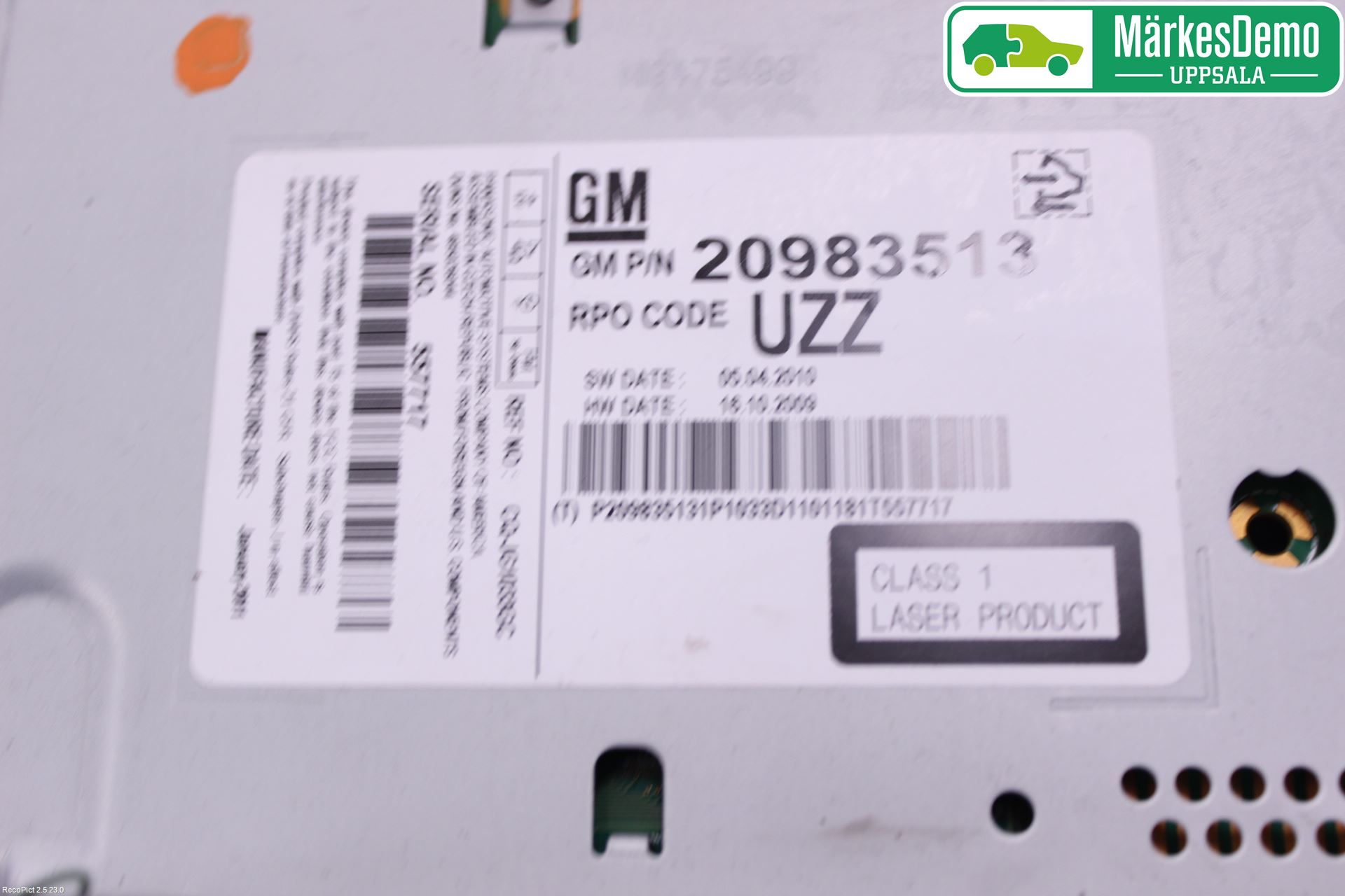 Saab 9-5 10-12 Cd Radio - Multimediapanel