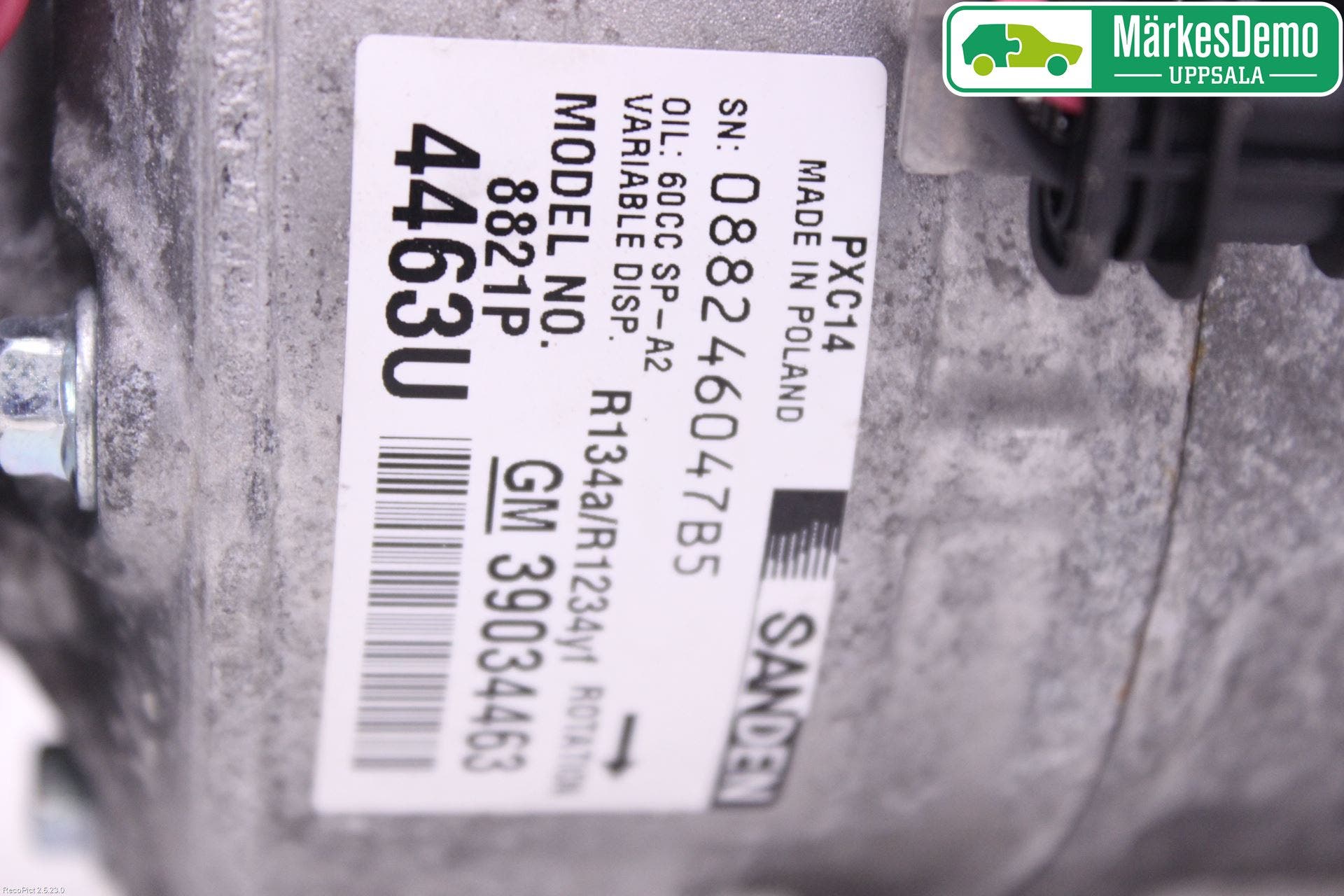 Opel ASTRA K 16-22 Ac Kompressor