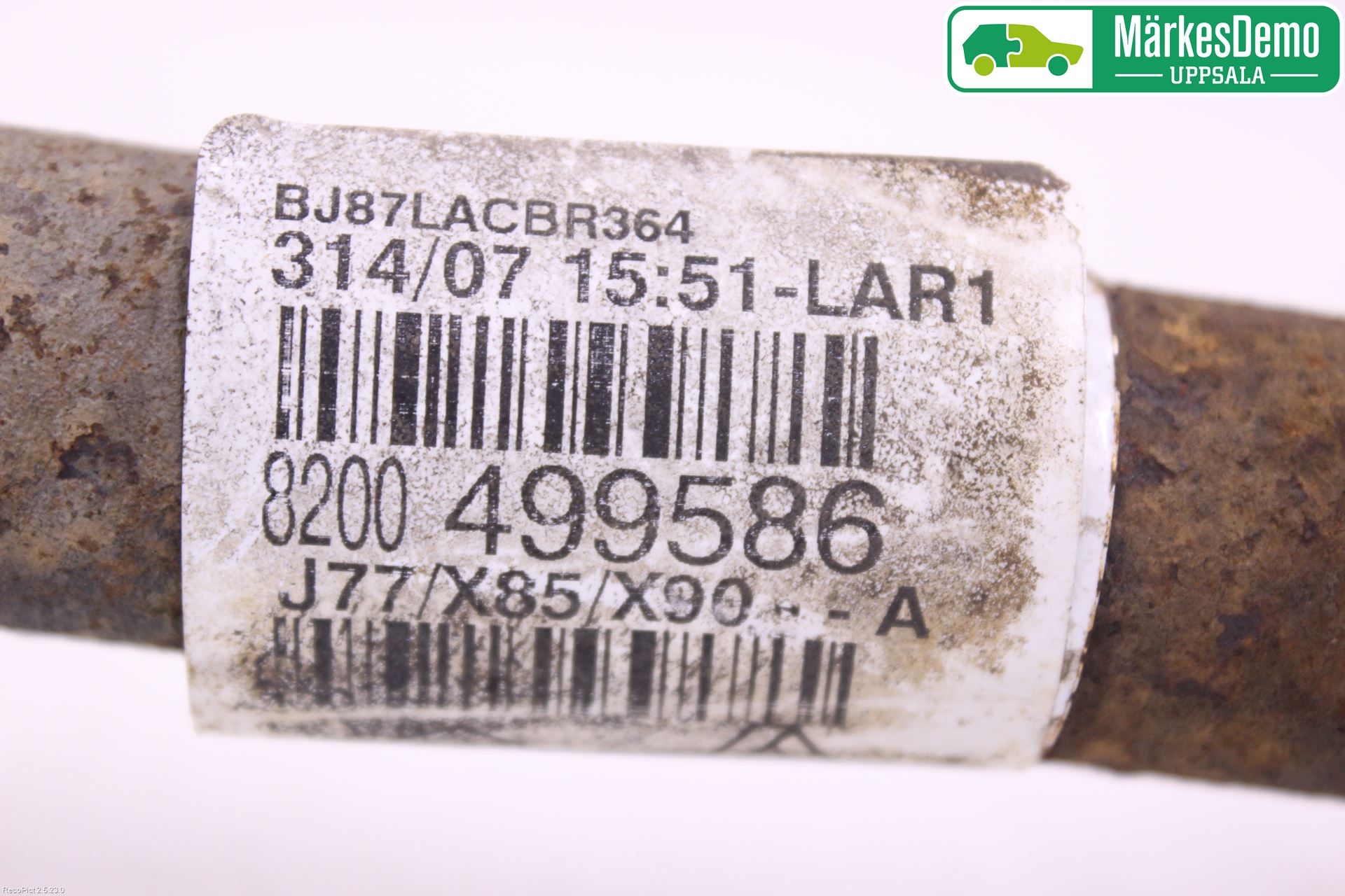 Dacia LOGAN MCV/STEPWAY Drivaxel Fram Höger