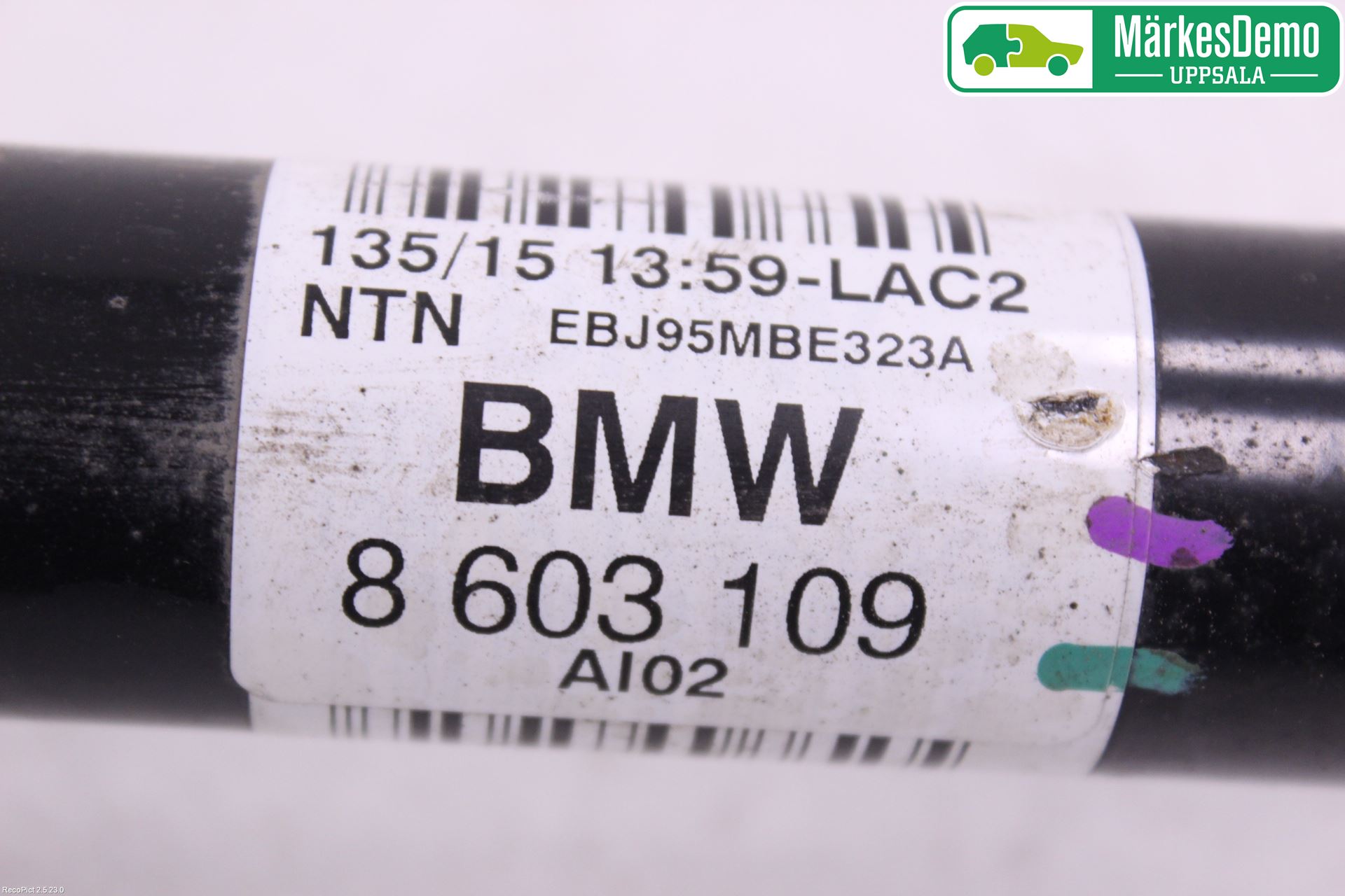 BMW 4 F36 Gran Coupé 14-20 Drivaxel Bak Vänster