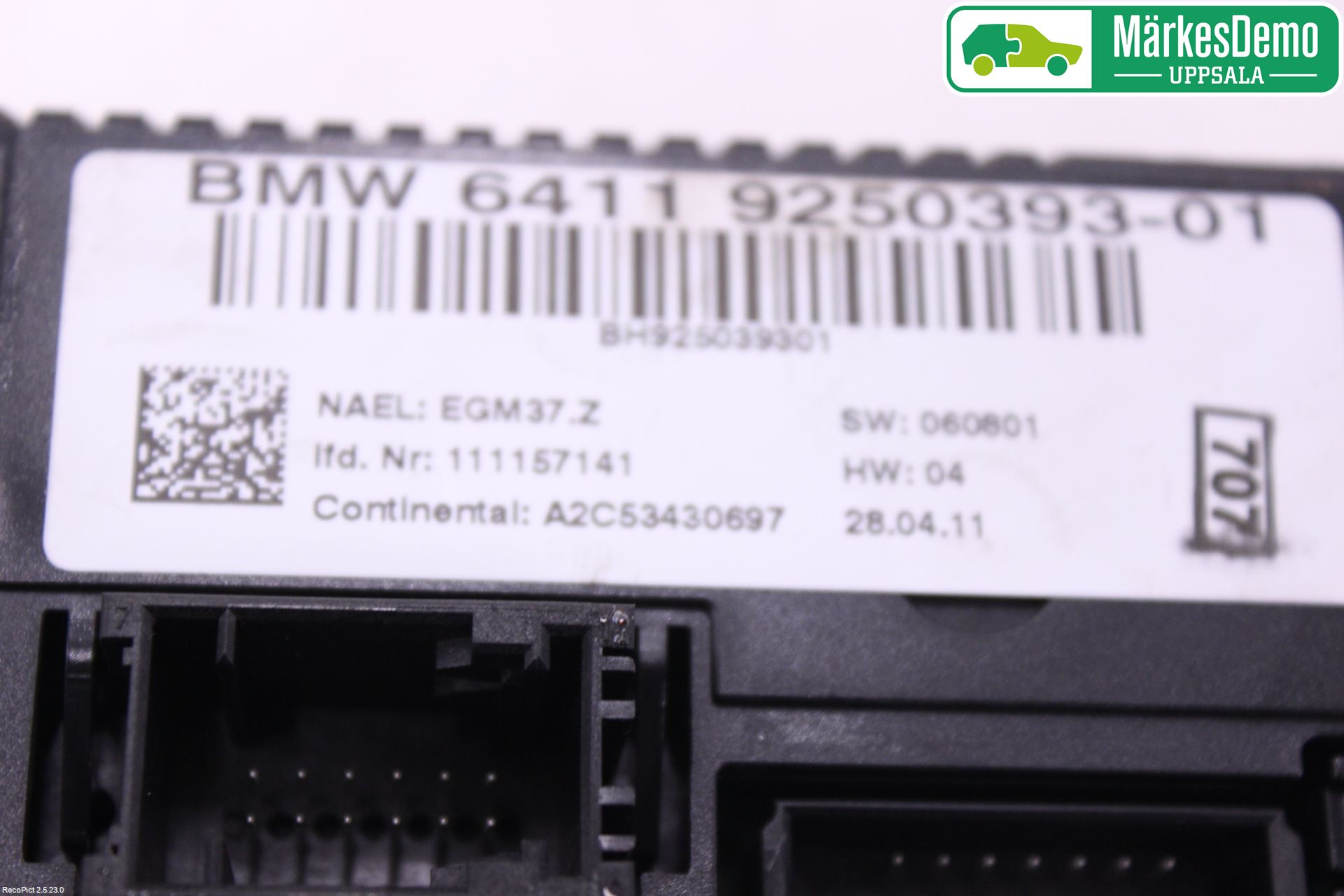BMW 3 E90/91 SED/TOU 05-12 Ac Styrenhet Ac Manöveren