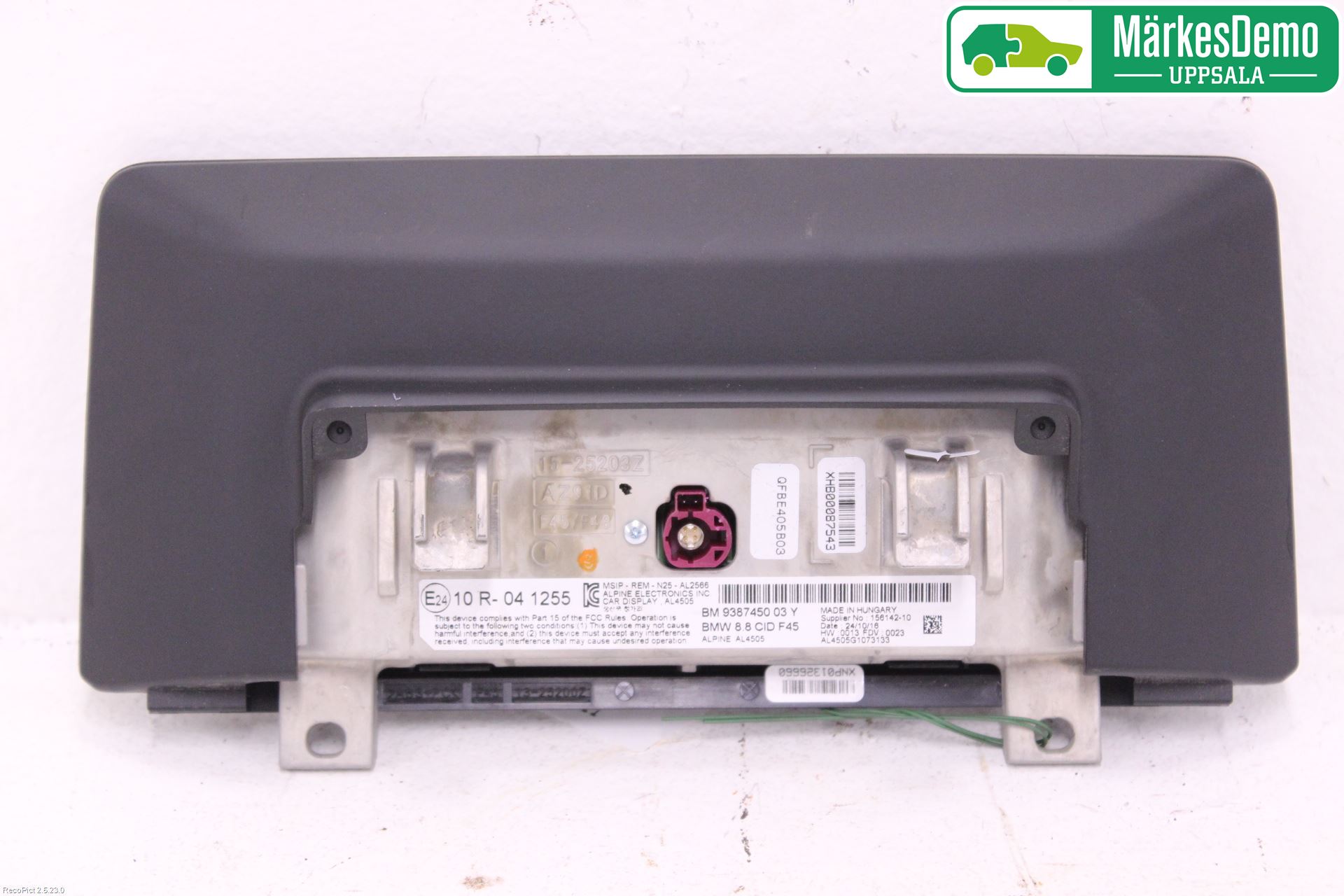 BMW 2 F45 Active Tourer 14-21 Bildskärm