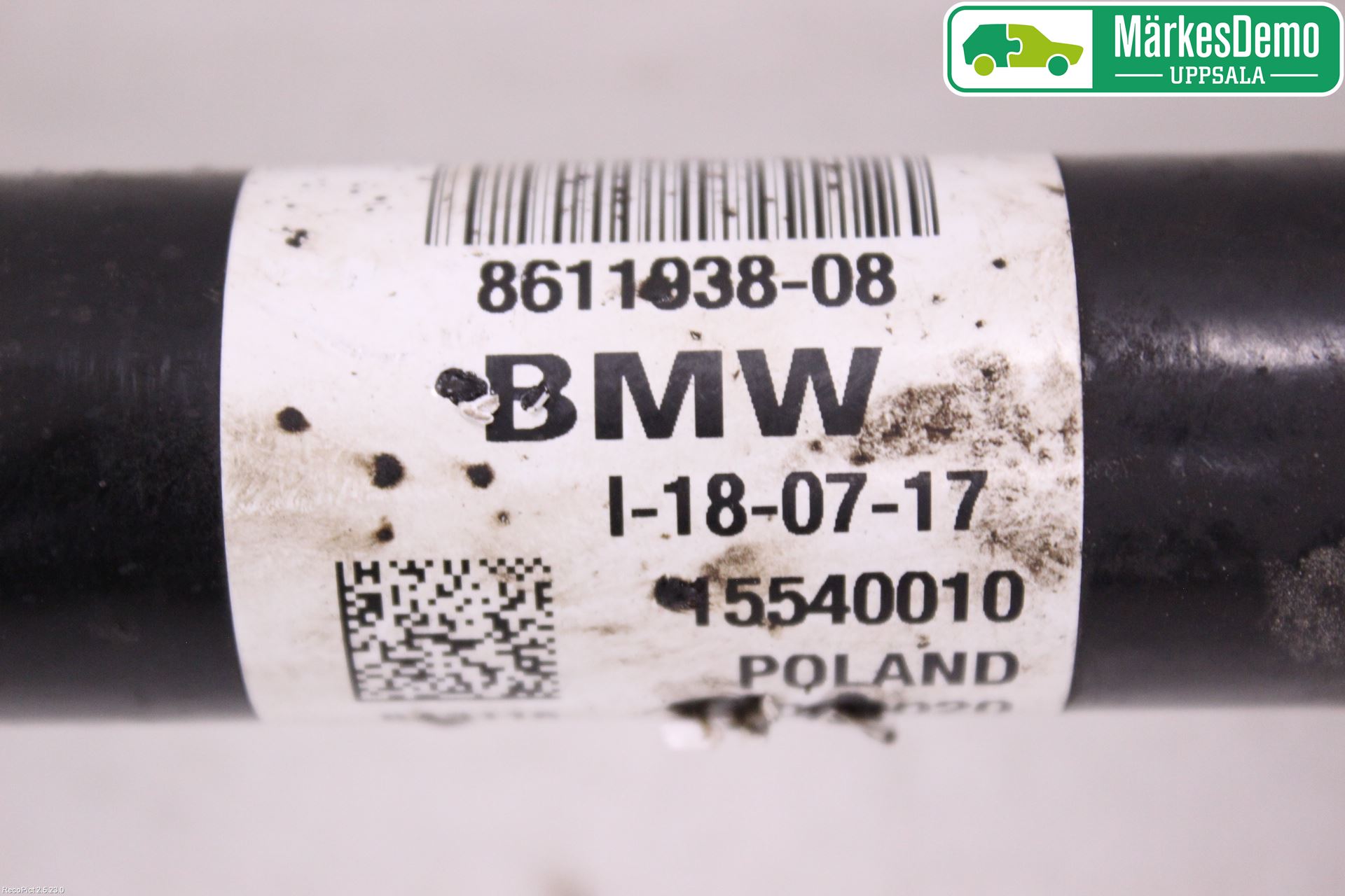 BMW X1 F48 15-22 Drivaxel Fram Höger