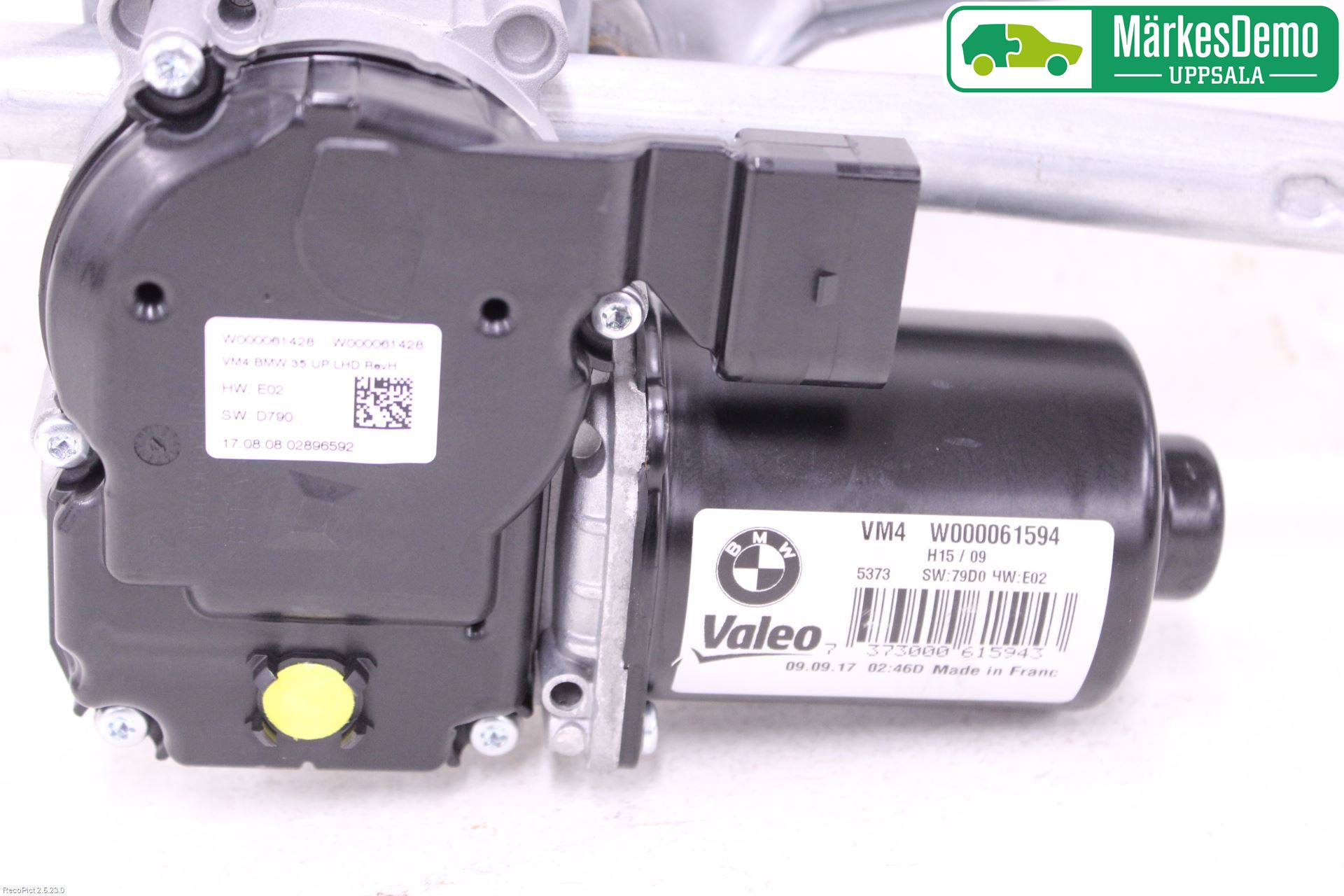 BMW 5 G30/G31/F90 17-23 Torkarmotor Vindruta