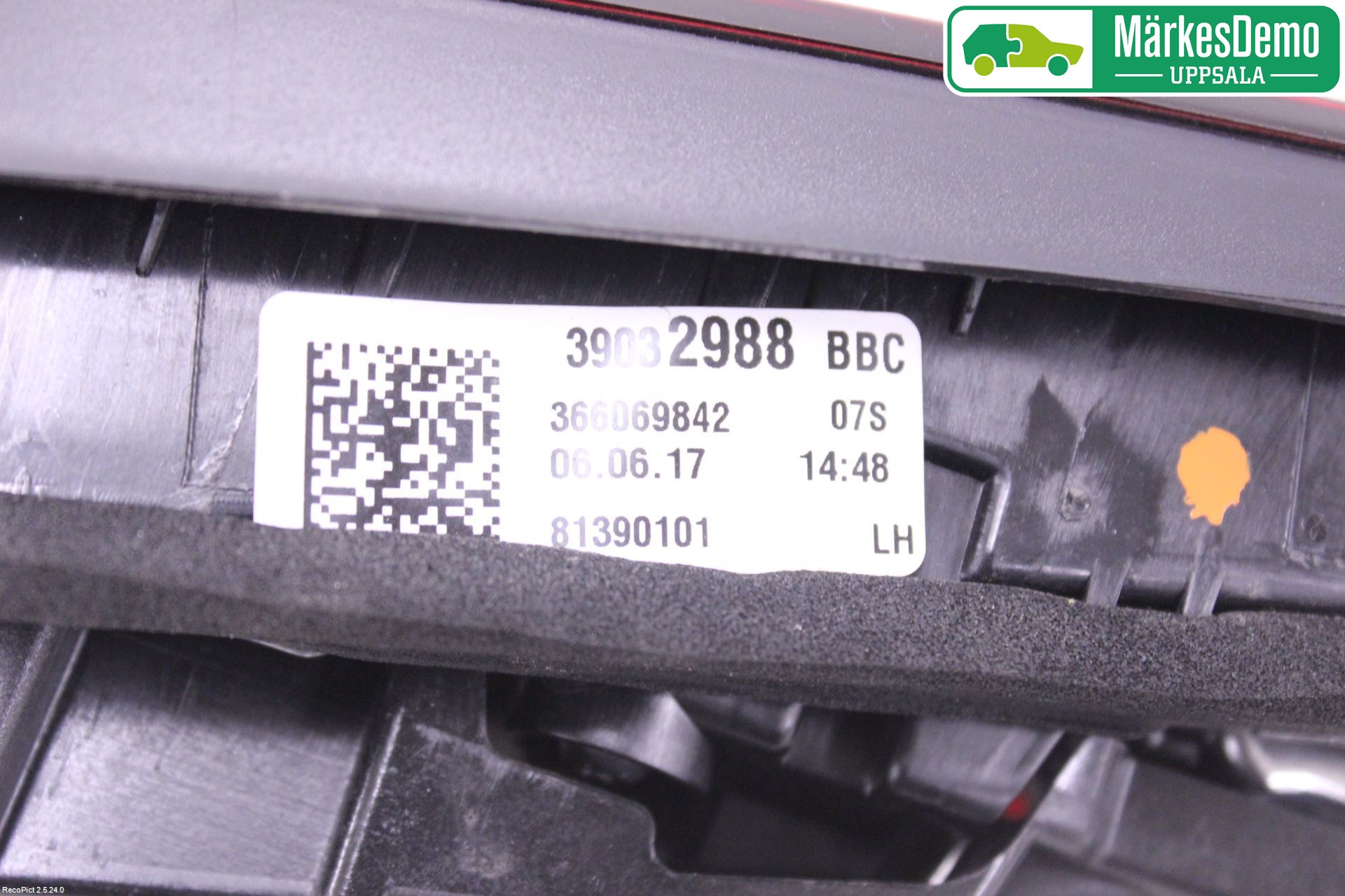 Opel ASTRA K 16-22 Bakljus Lucka Vä