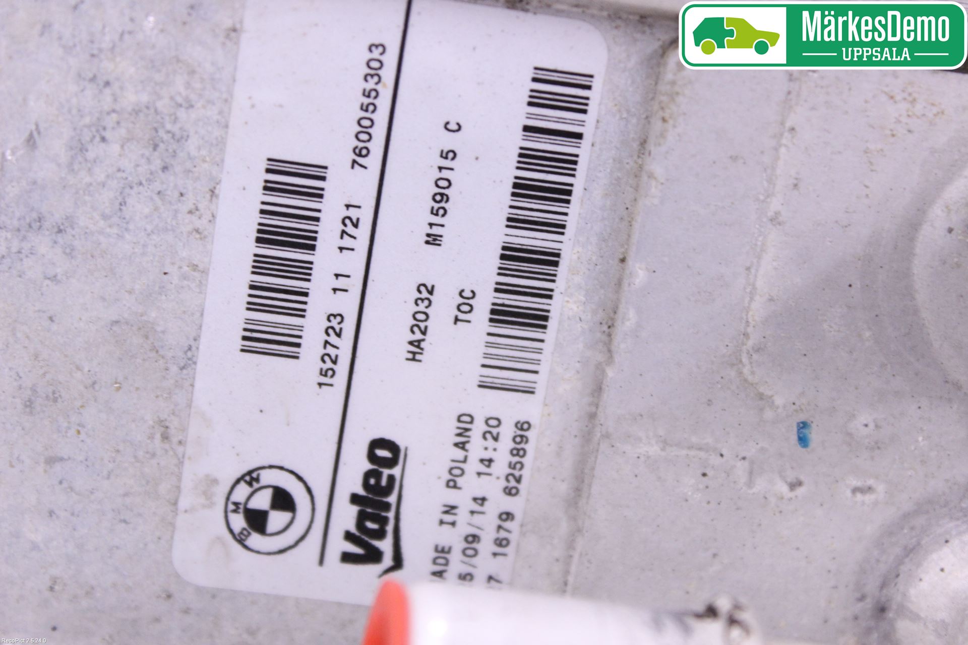 BMW 4 F32/F33/F82/F83 13-20 Värmekammare-Växlare