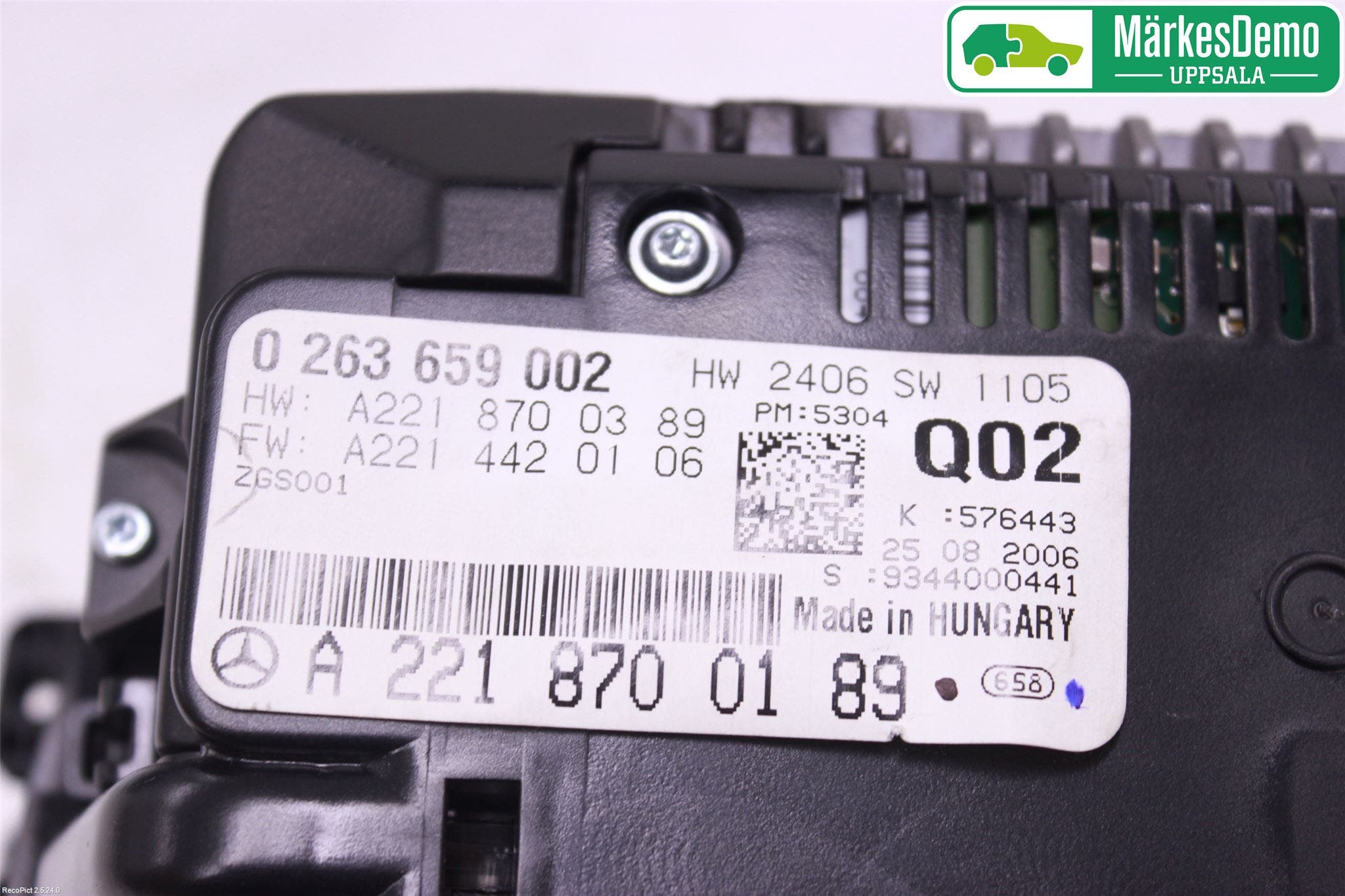 Mercedes-Benz MB S-KLASS (W221) 05-13 Bildskärm