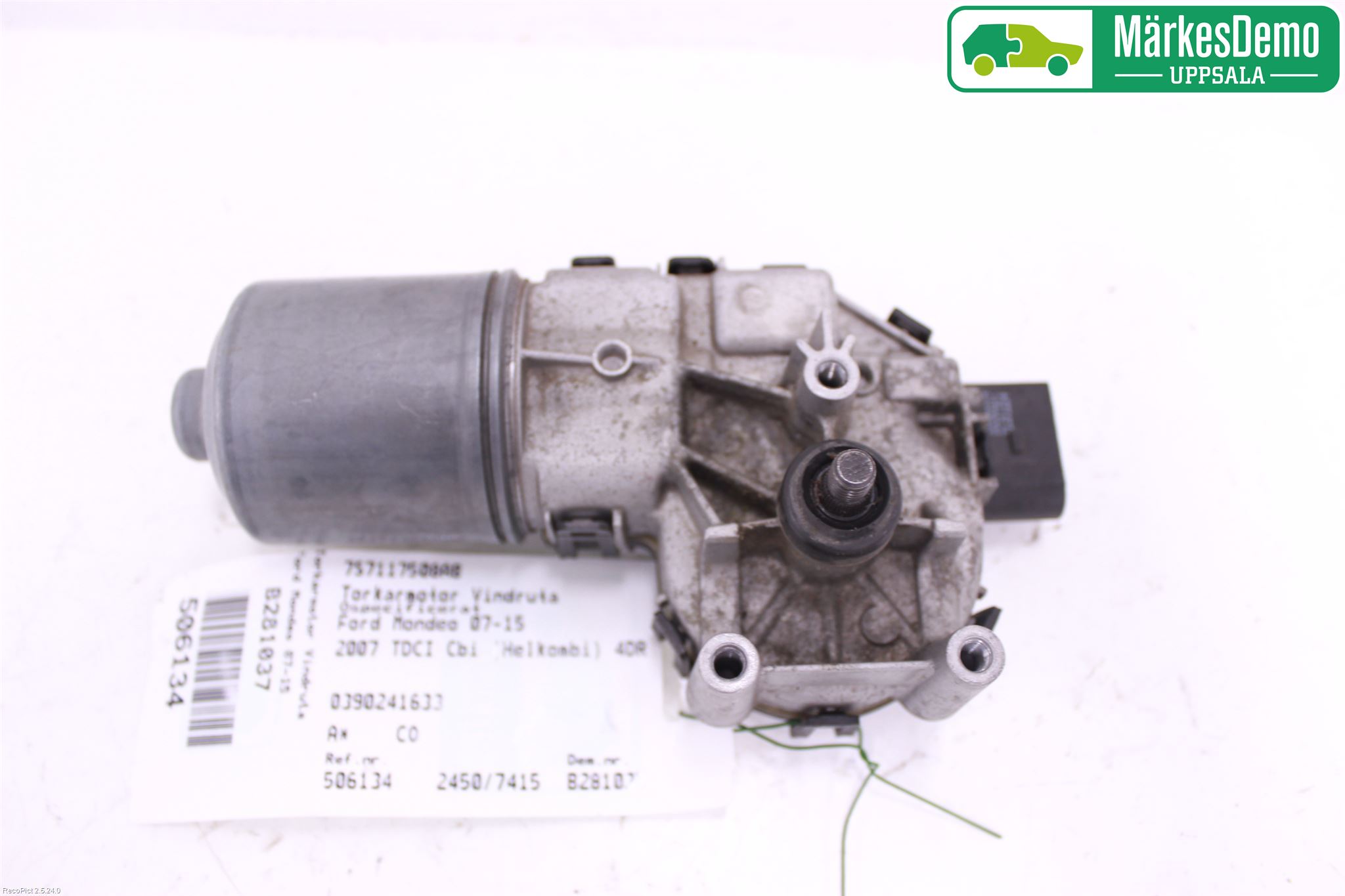 Ford MONDEO 07-15 Torkarmotor Vindruta