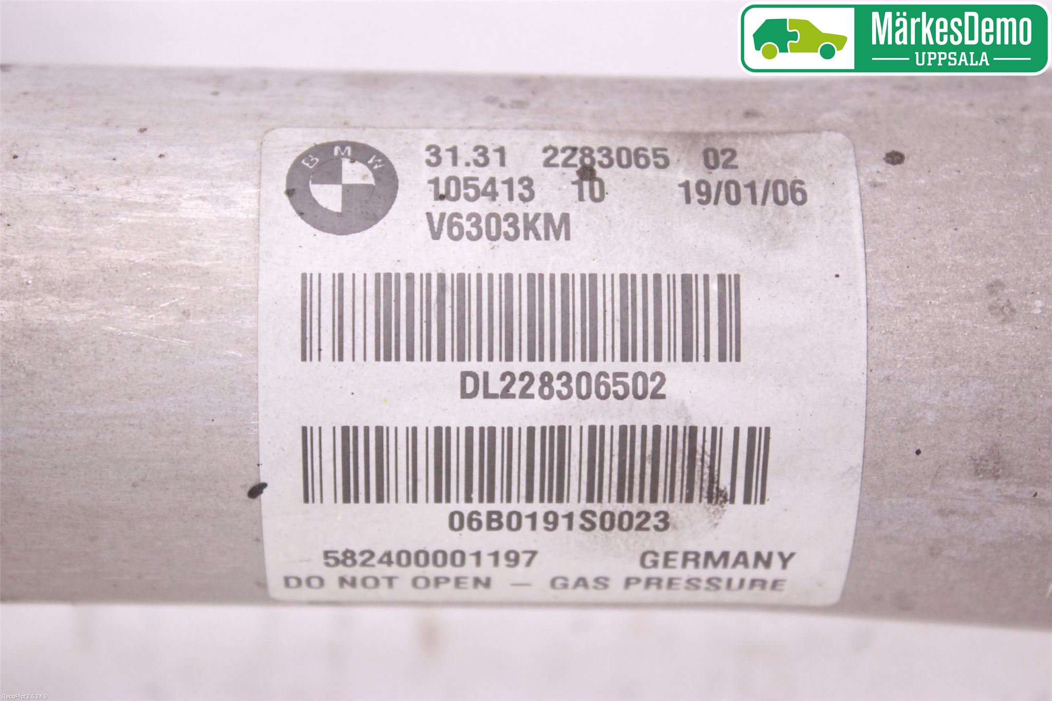 BMW 6 E63/64    02-10 Fjäderben Fram Vänster