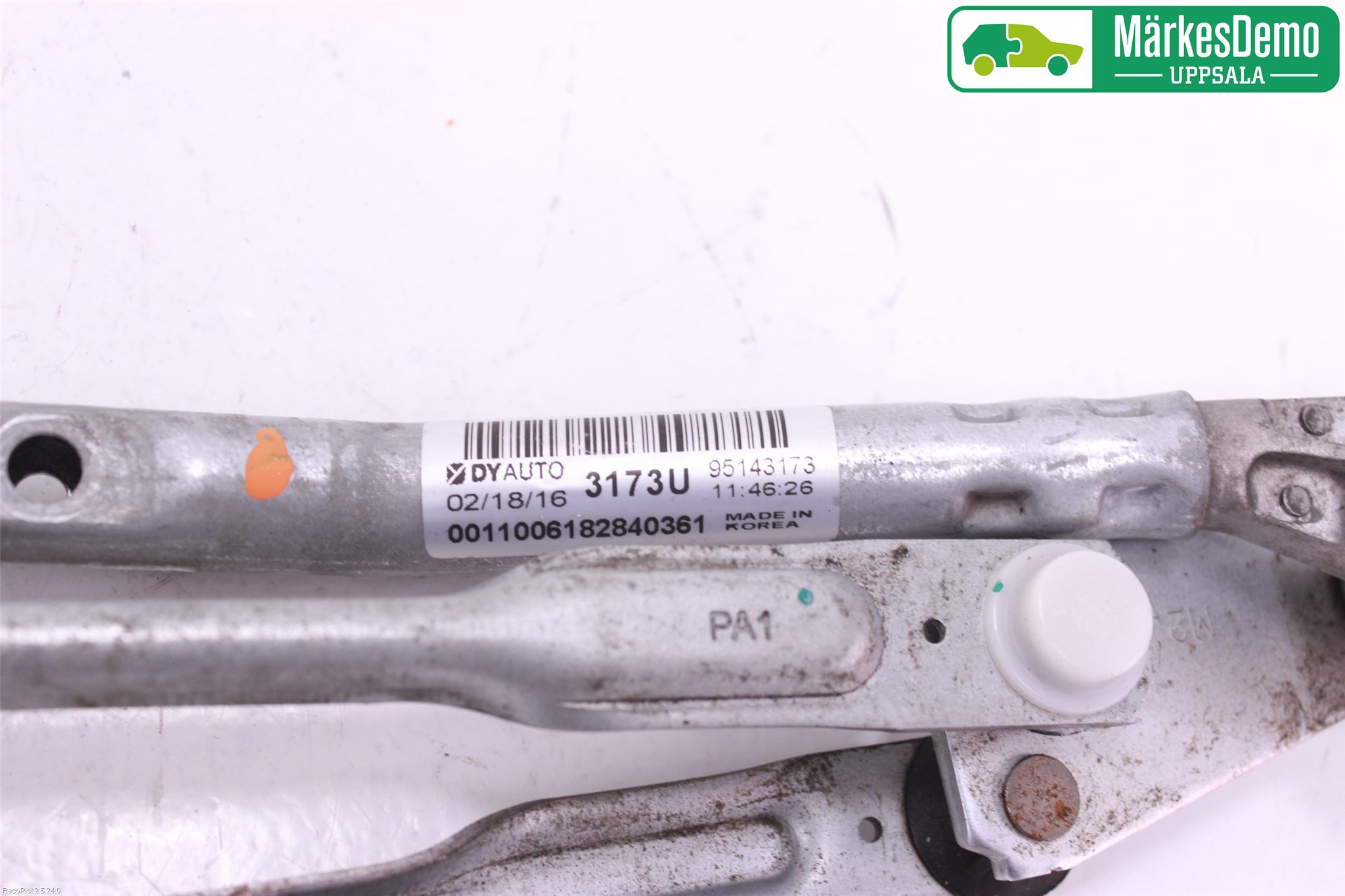 Opel KARL 16-19 Torkarmekanism Vindruta