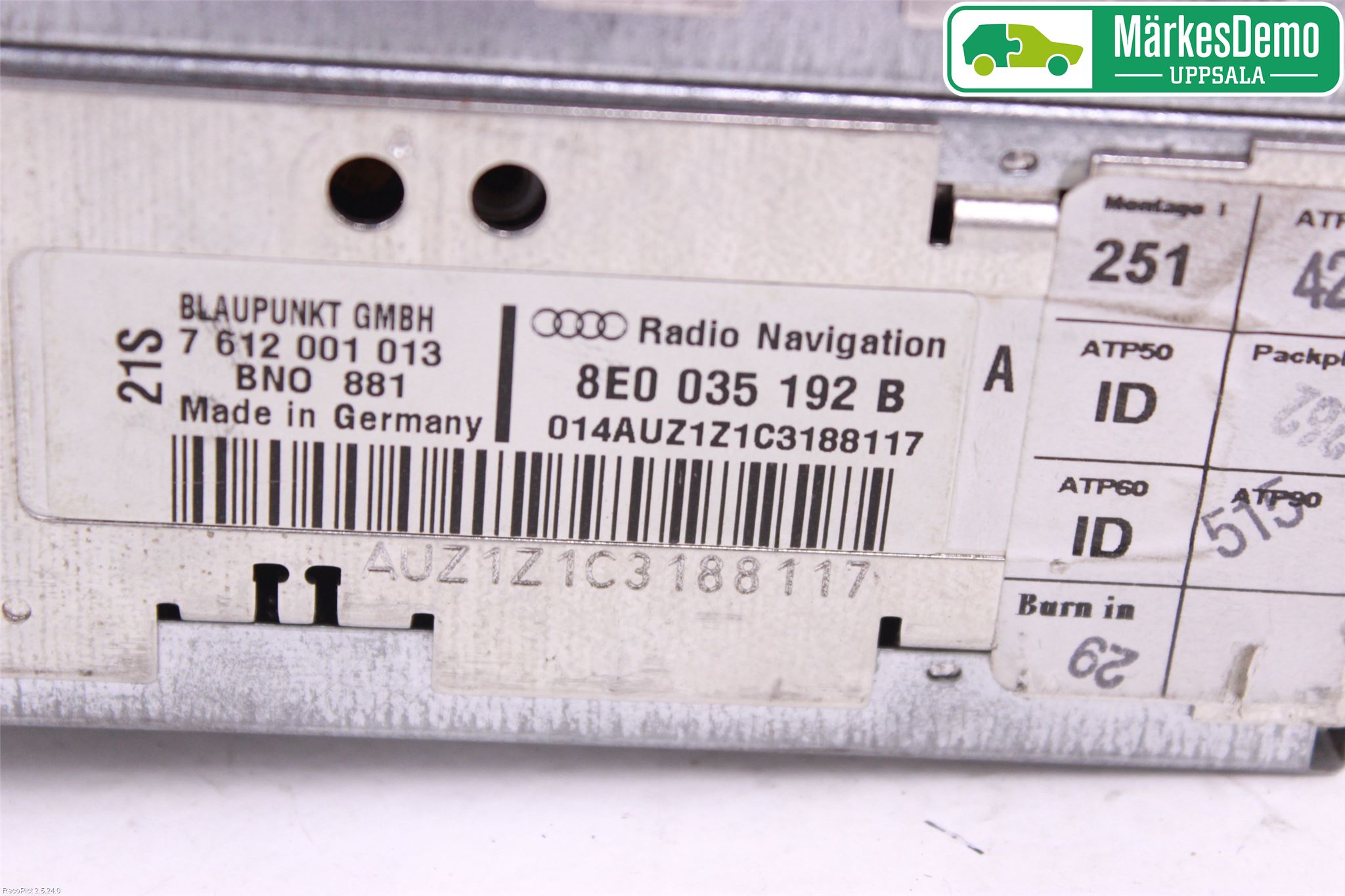 Audi A4/S4 01-05 Gps Navigator