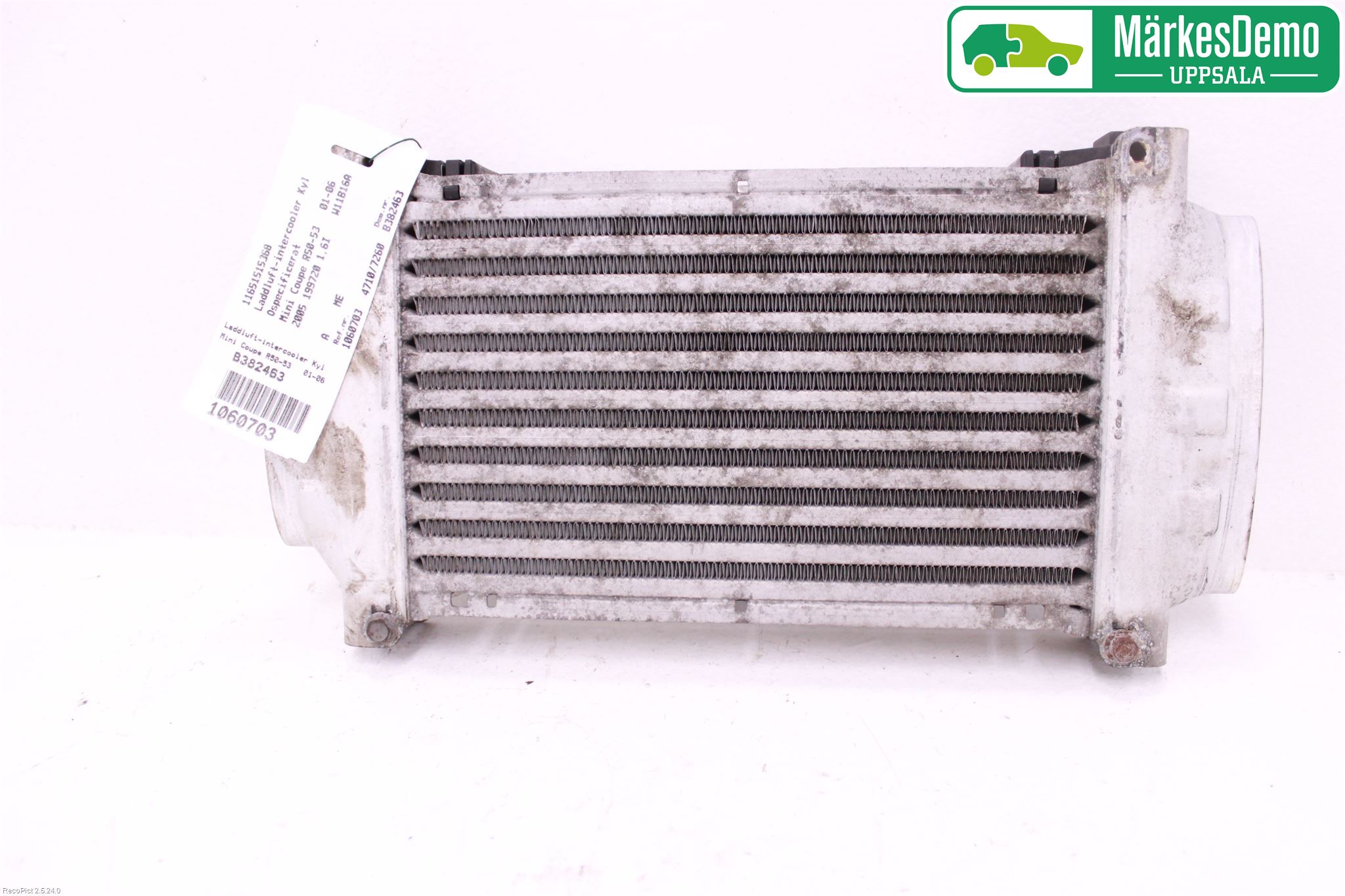 Mini COUPE R50/53 01-06 Laddluft-Intercooler Kyl