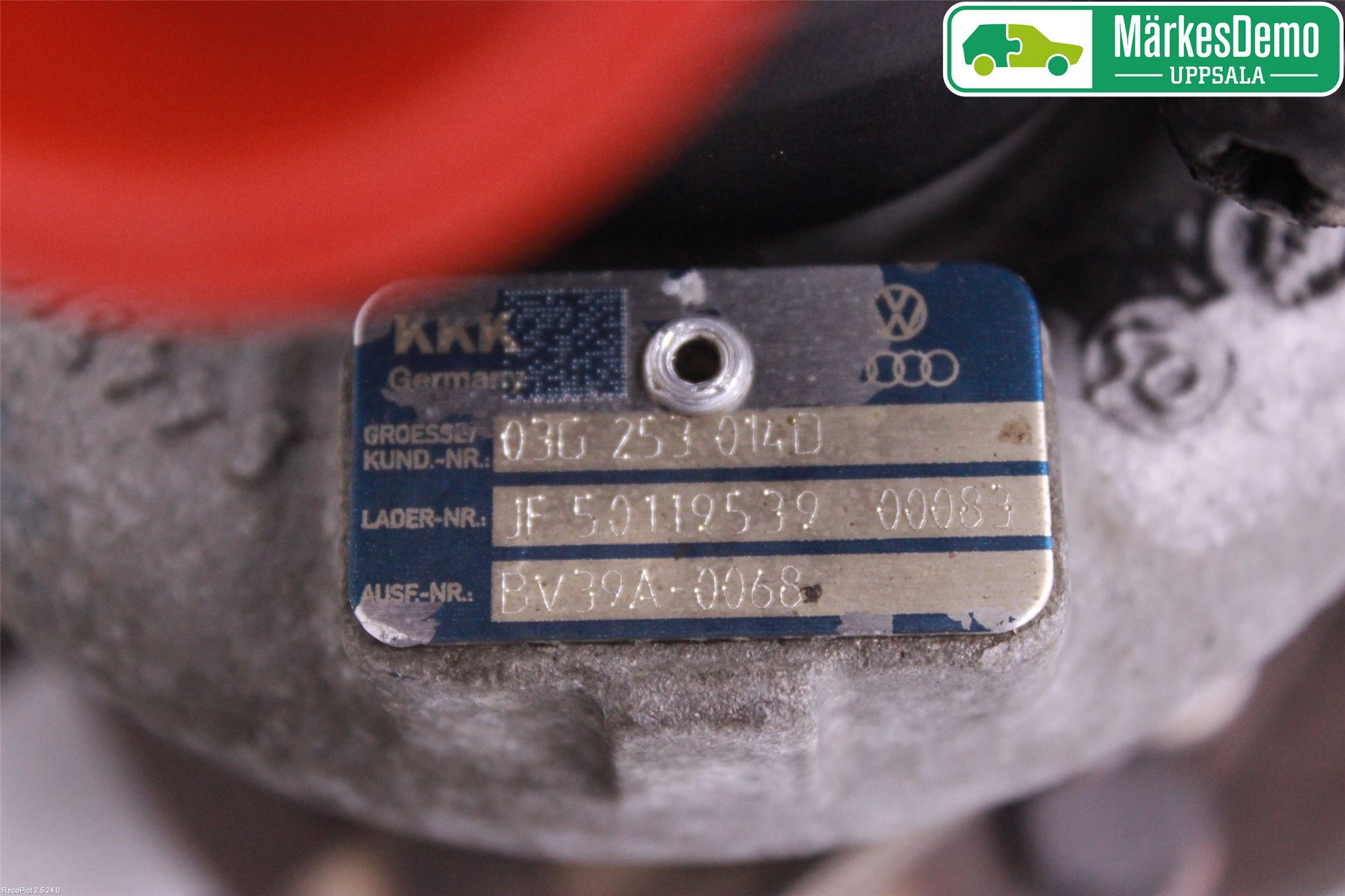 Volkswagen VW POLO 05-09 Turboaggregat