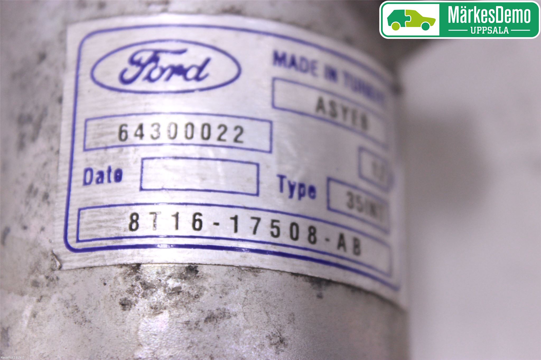 Ford TRANSIT CONNECT 09-13 Torkarmotor Vindruta