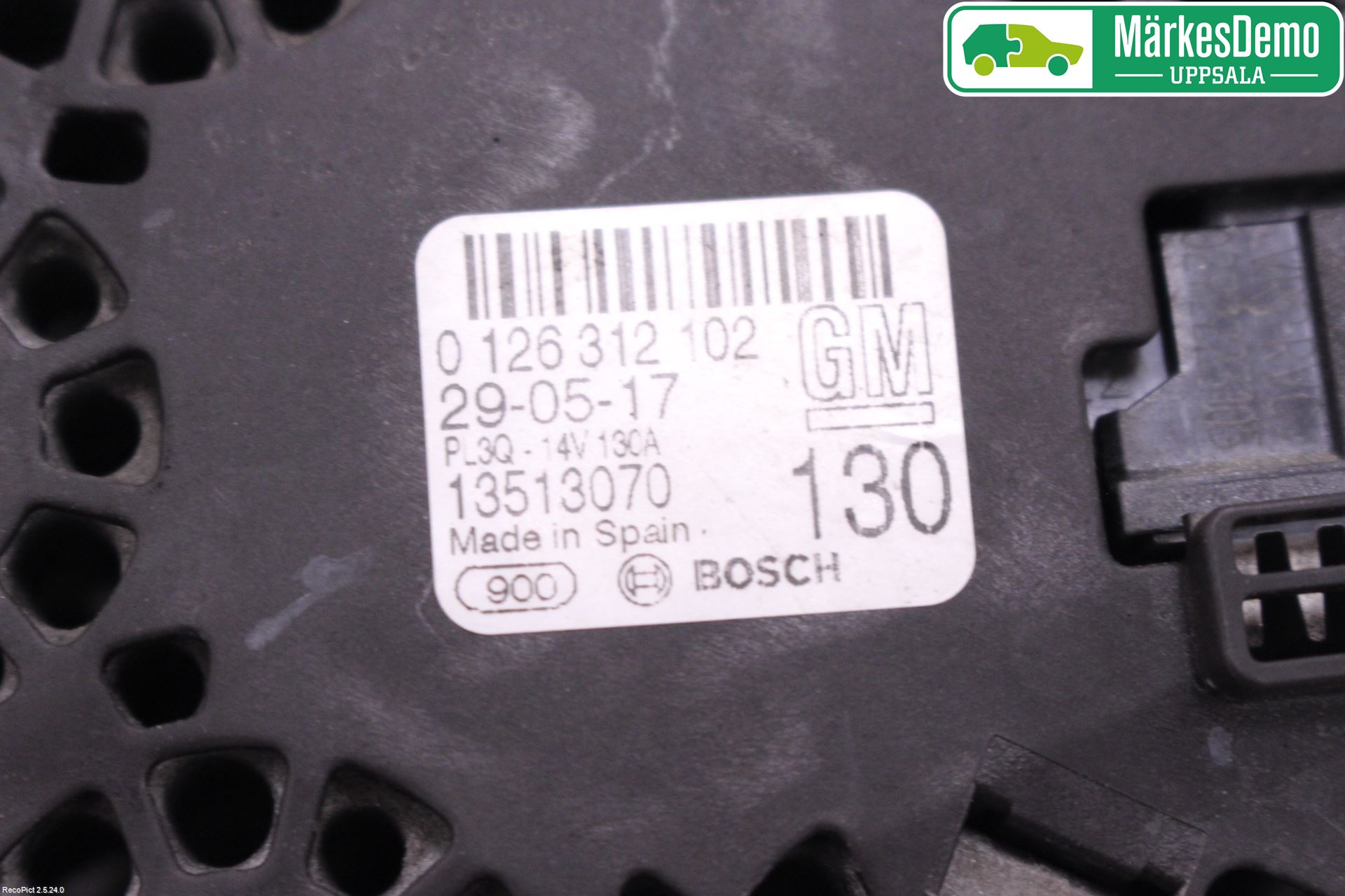 Opel ASTRA K 16-22 Generator