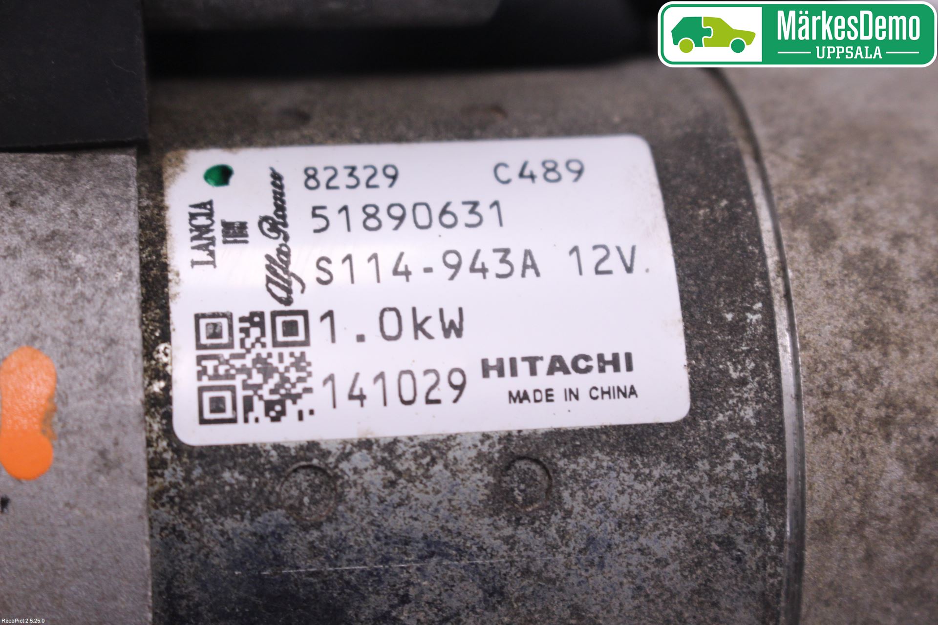 Fiat 500 07- Startmotor