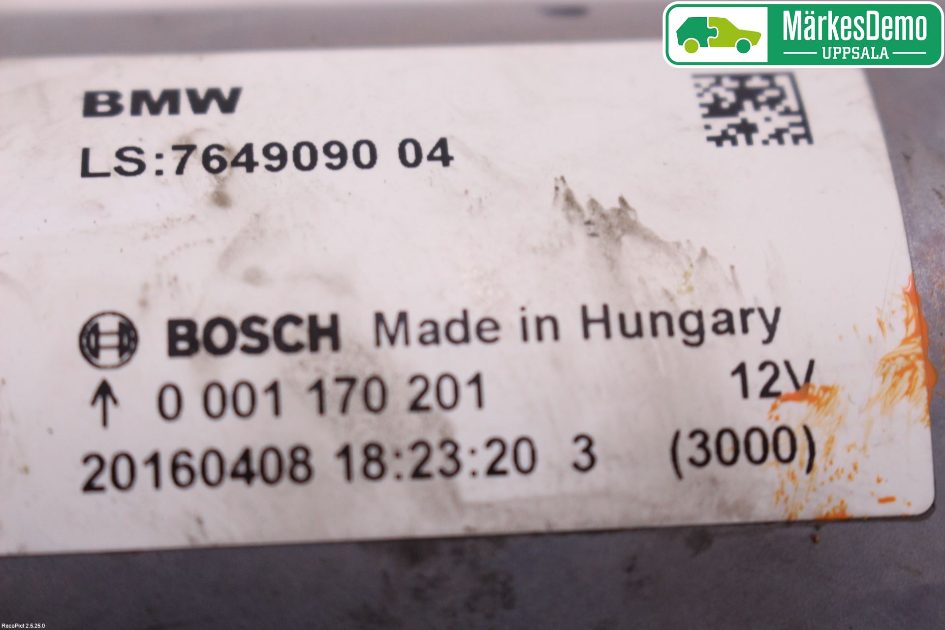 Mini ONE/COOPER 5DR F55 14-24 Startmotor