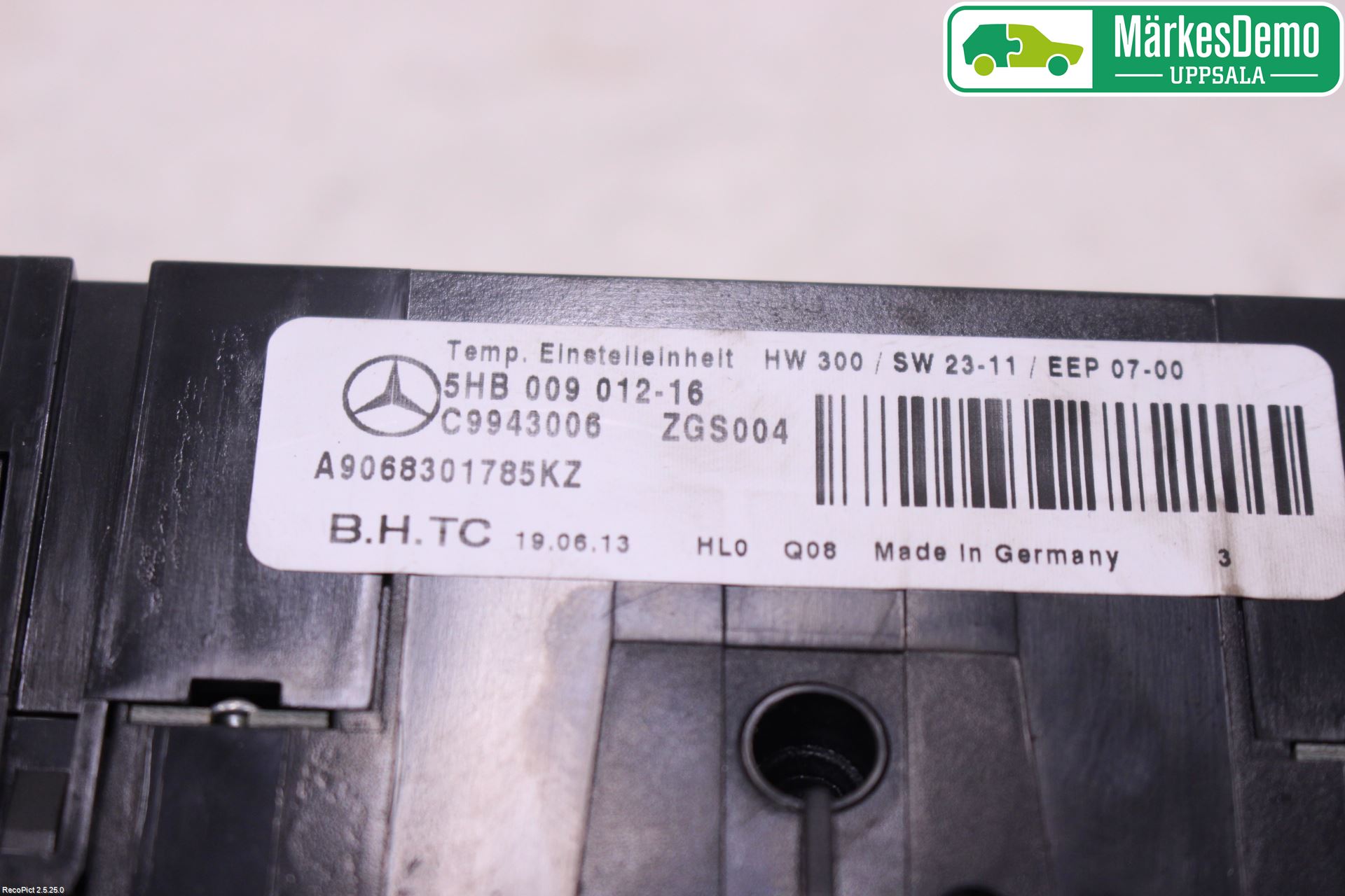 Mercedes-Benz MB SPRINTER (W906) 06-18 Ac Styrenhet Ac Manöveren