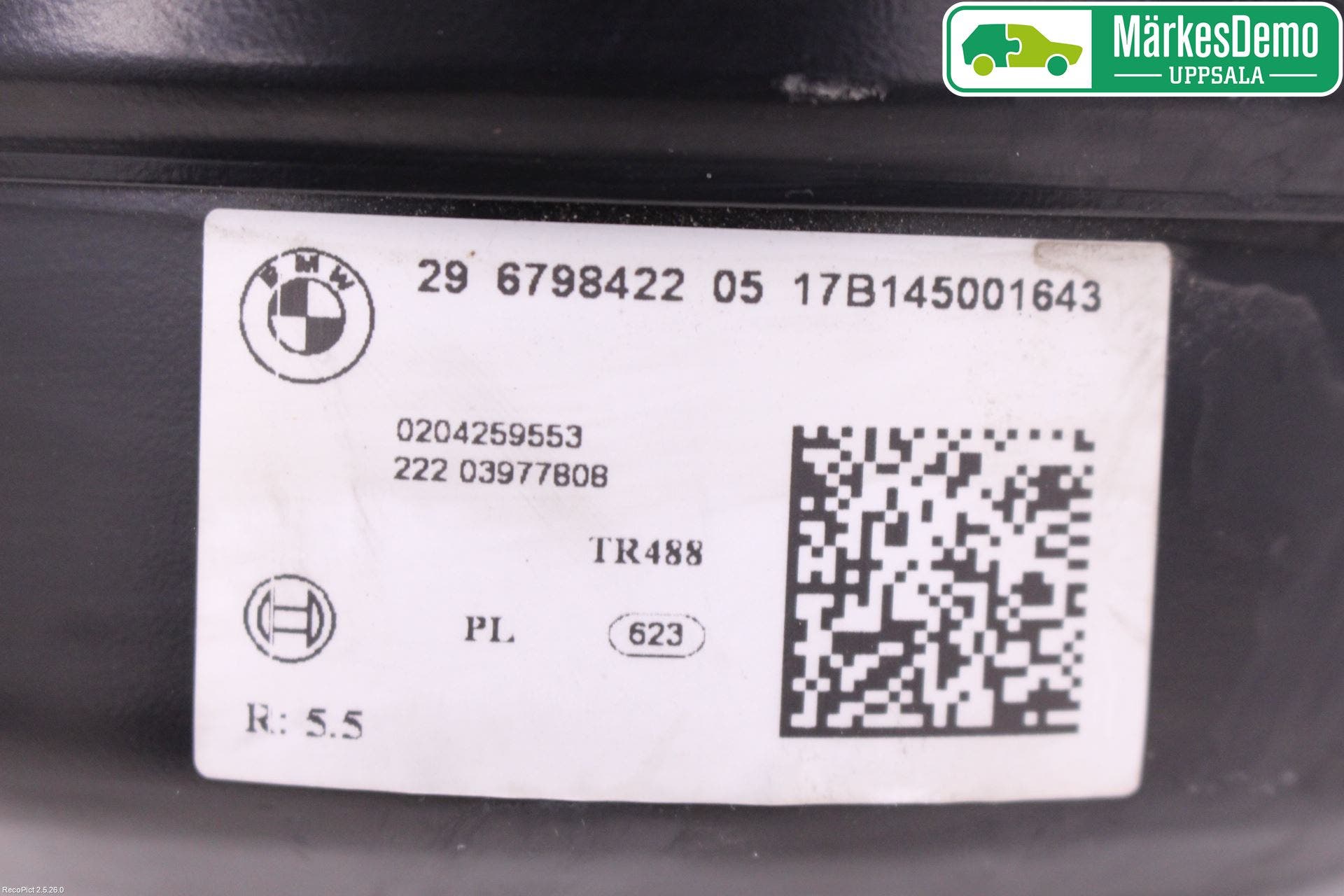 BMW 3 F30/F31/F80 12-19 Bromsservo