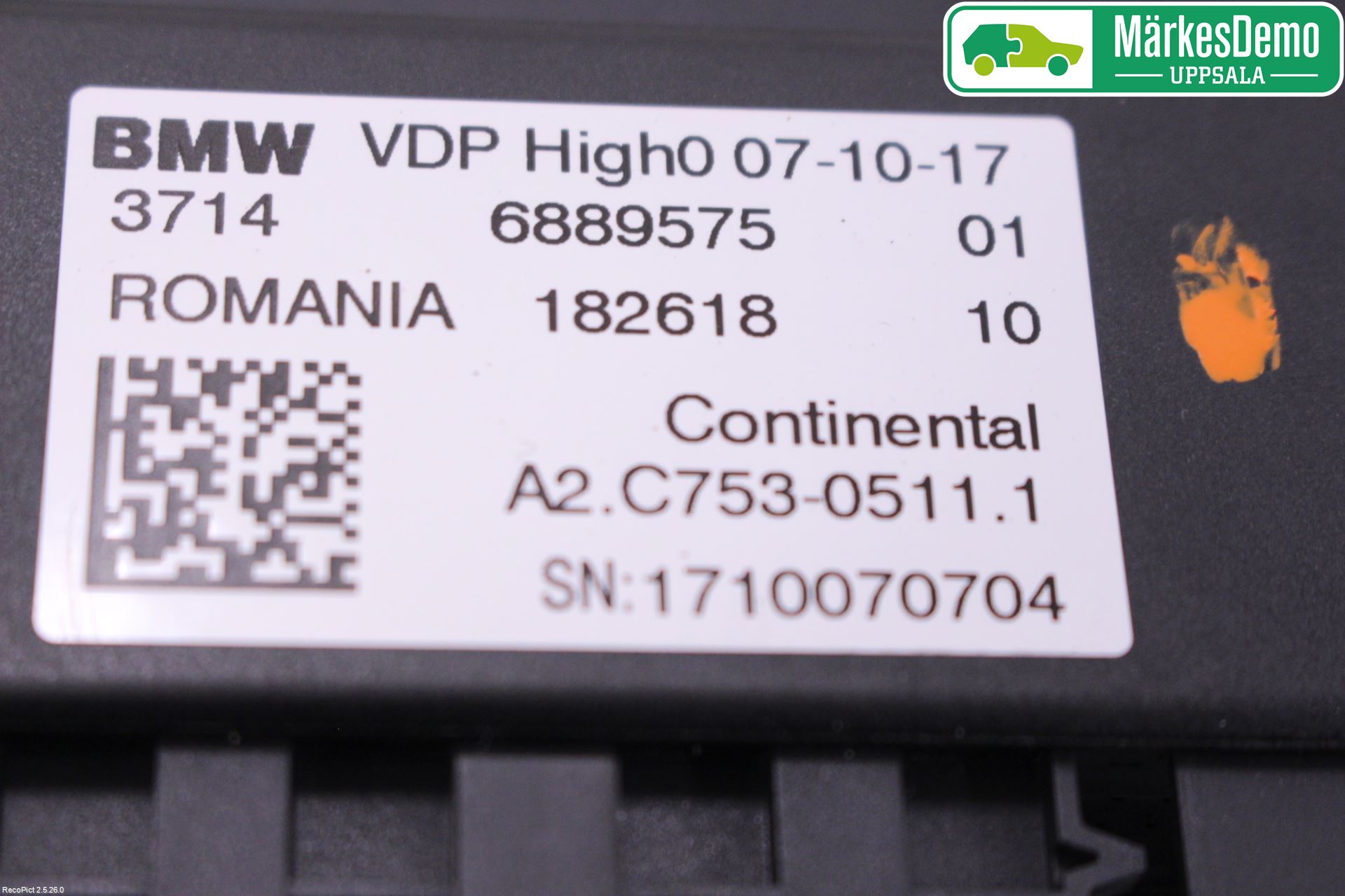 BMW 5 G30/G31/F90 17-23 Styrenhet Fjädring
