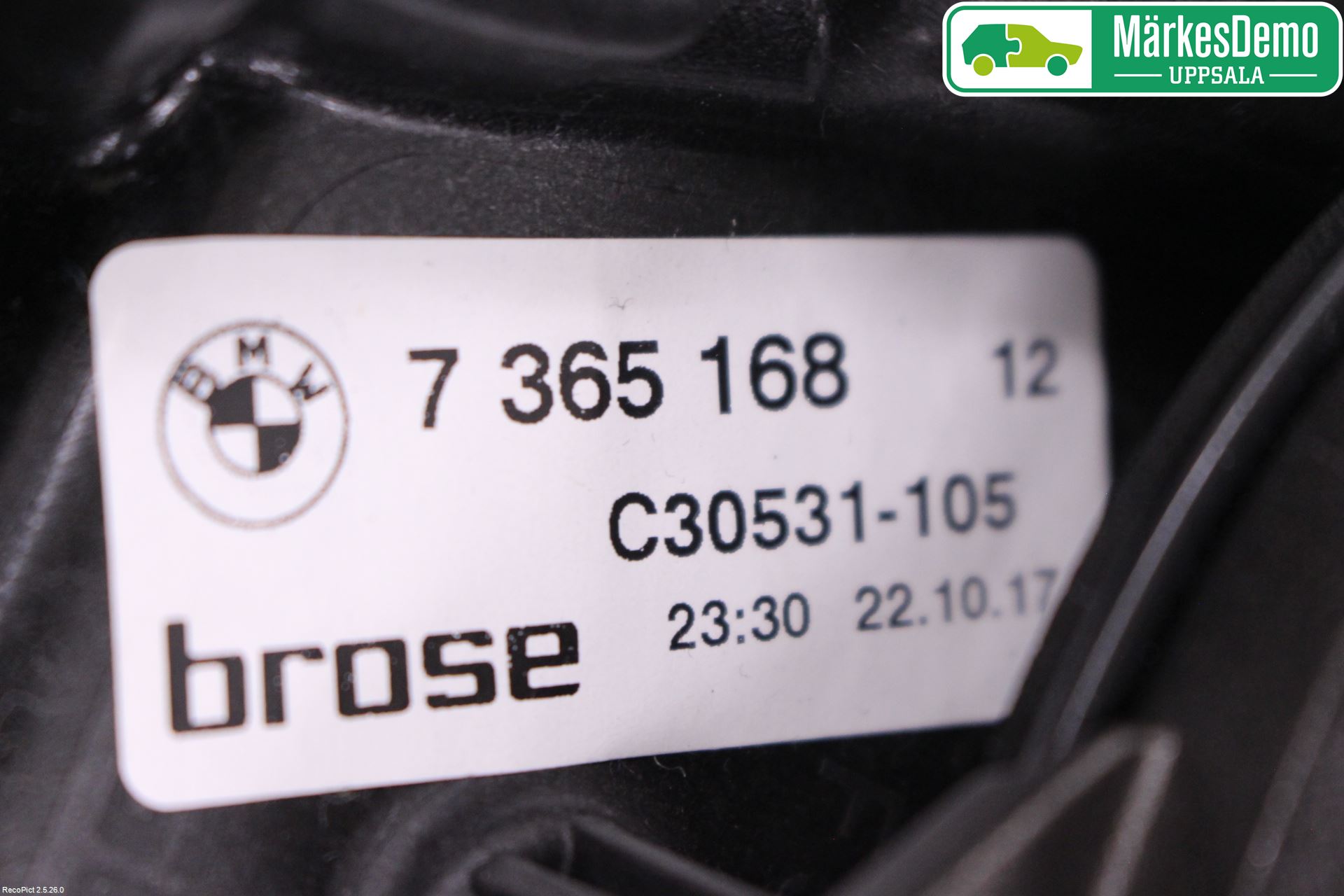 BMW 5 G30/G31/F90 17-23 Fönsterhiss El Kompl
