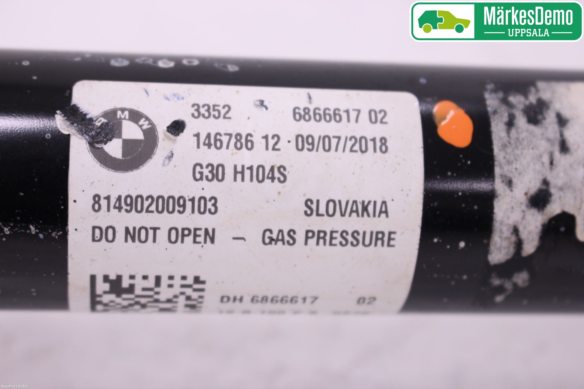 BMW 5 G30/G31/F90 17-23 Fjäderben Bak Vänster