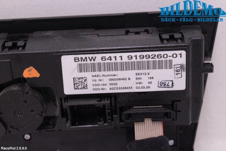 BMW 3 E90/91 SED/TOU 05-12 Ac Styrenhet Ac Manöveren