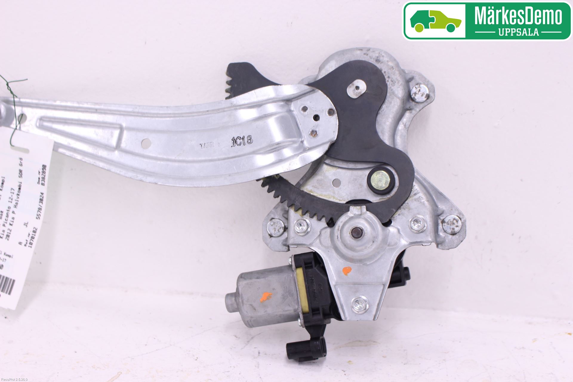 Kia PICANTO 12-17 Fönsterhiss El Kompl