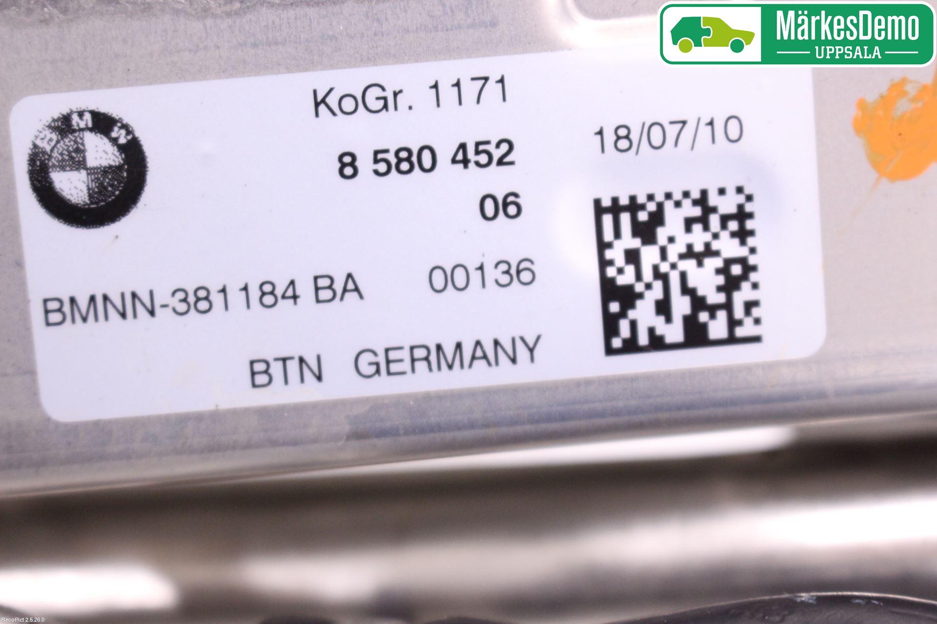 BMW 5 G30/G31/F90 17-23 Avgaskylare