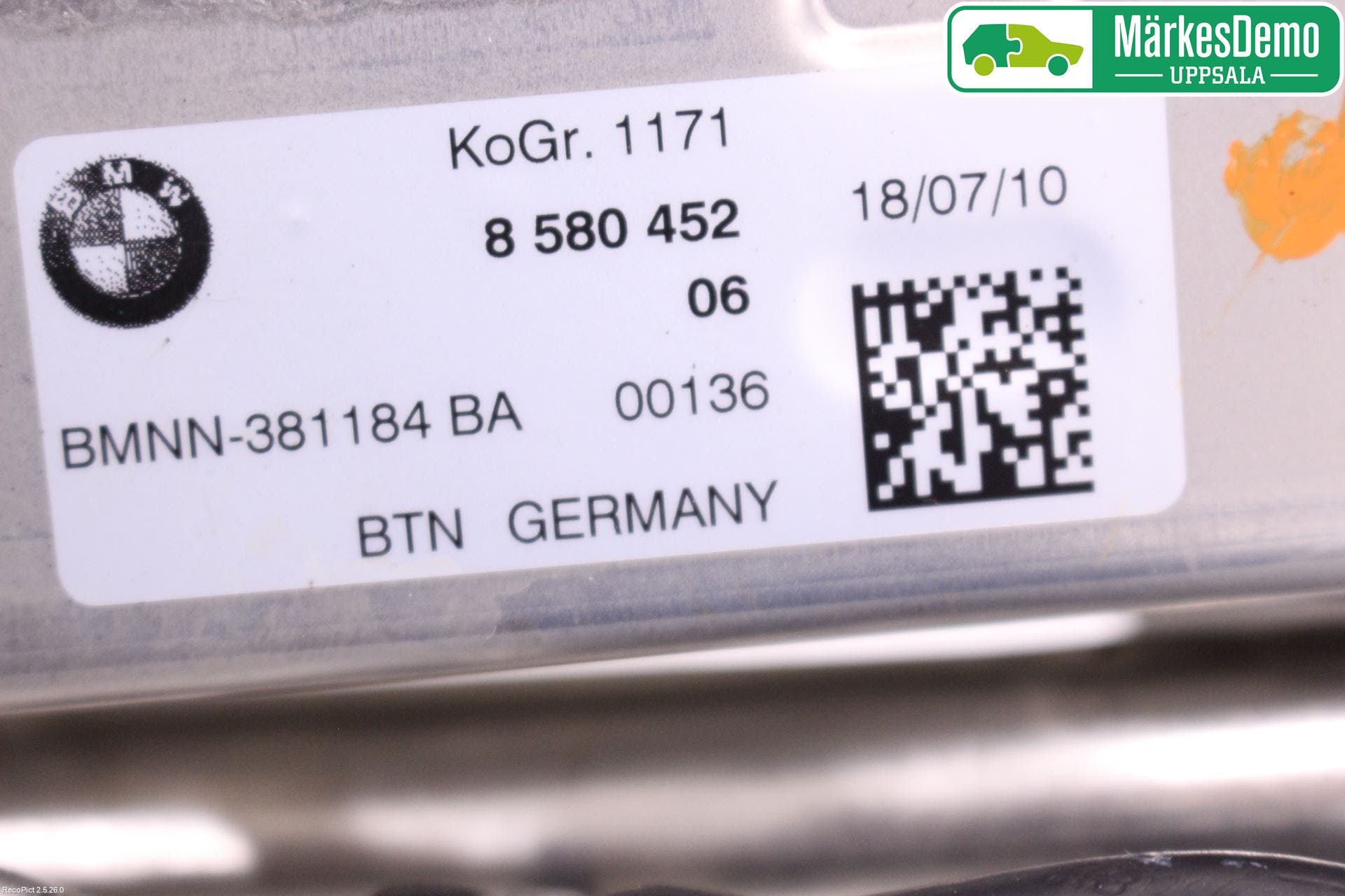 BMW 5 G30/G31/F90 17-23 Avgaskylare