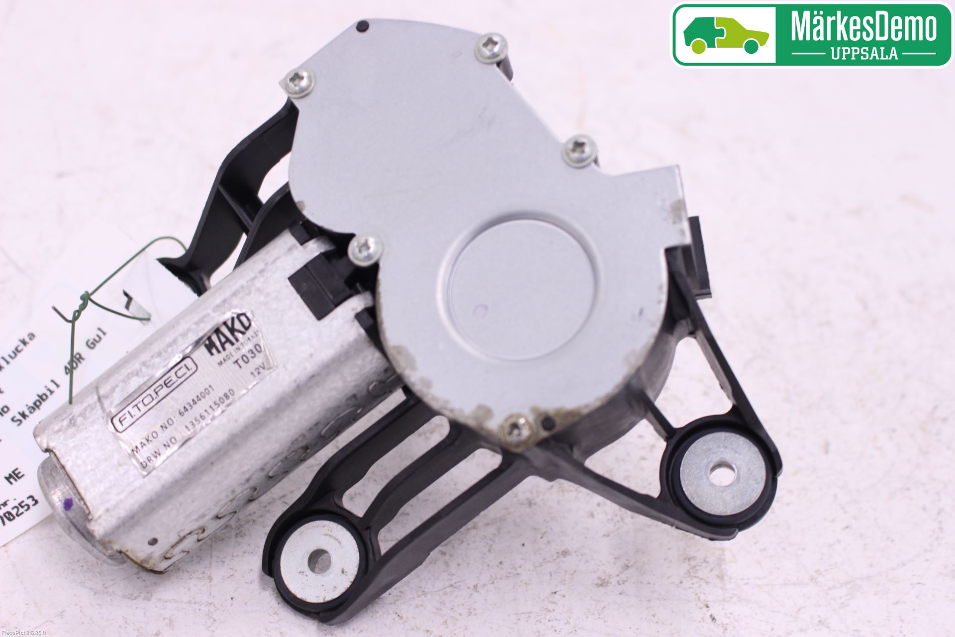 Fiat FIORINO Torkarmotor Baklucka